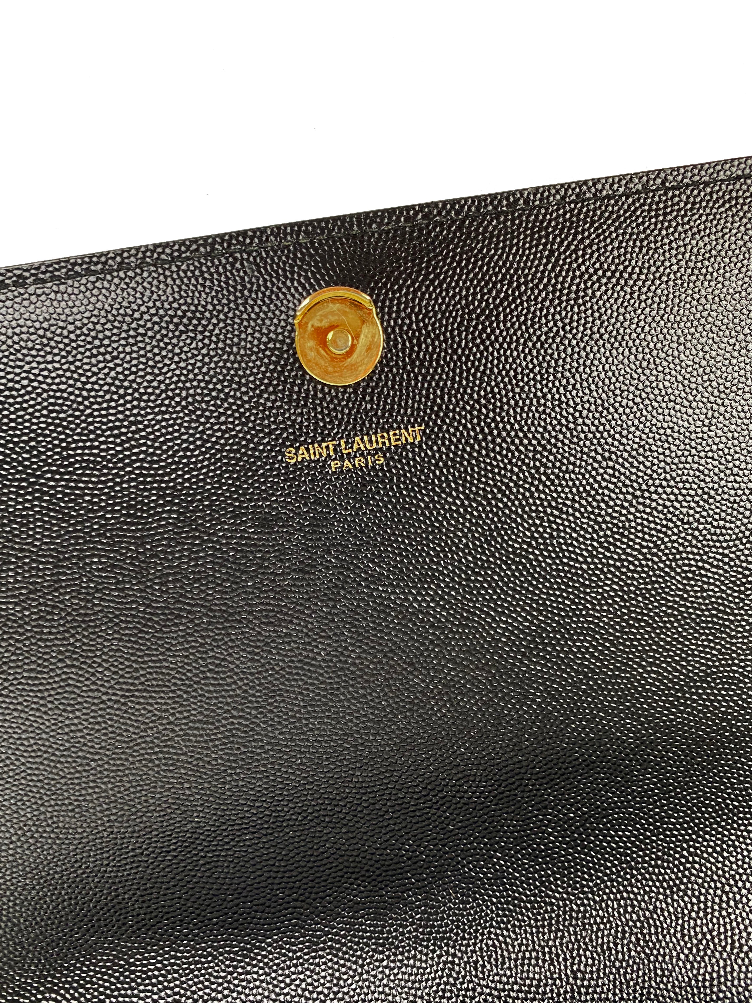 Saint Laurent Medium Black Kate Bag - Luxury Leather Shoulder Bag for Women | Perfect for Evening Events, Parties & Date Nights