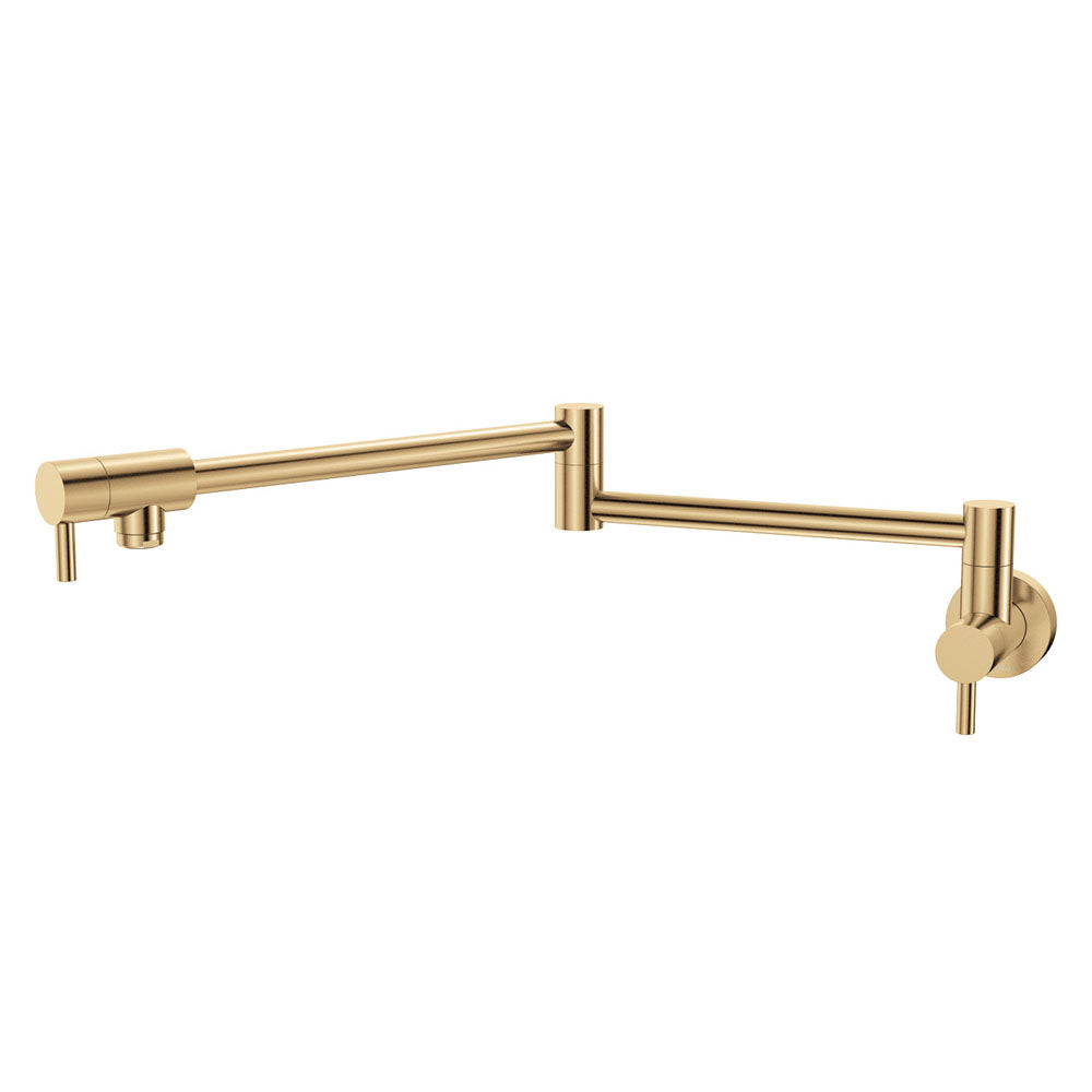 Fienza 228120UB Kaya Pot Filler Faucet in Urban Brass Finish - Premium Kitchen Sink Faucet for Easy Pot Filling, Ideal for Cooking, Baking & Large Pots