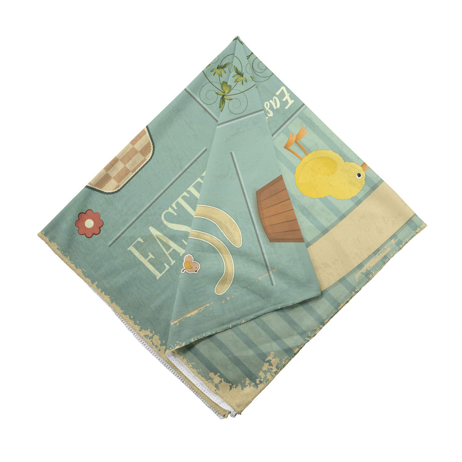 Ambesonne Easter Bandana - Unisex Head & Neck Scarf for Easter Celebrations