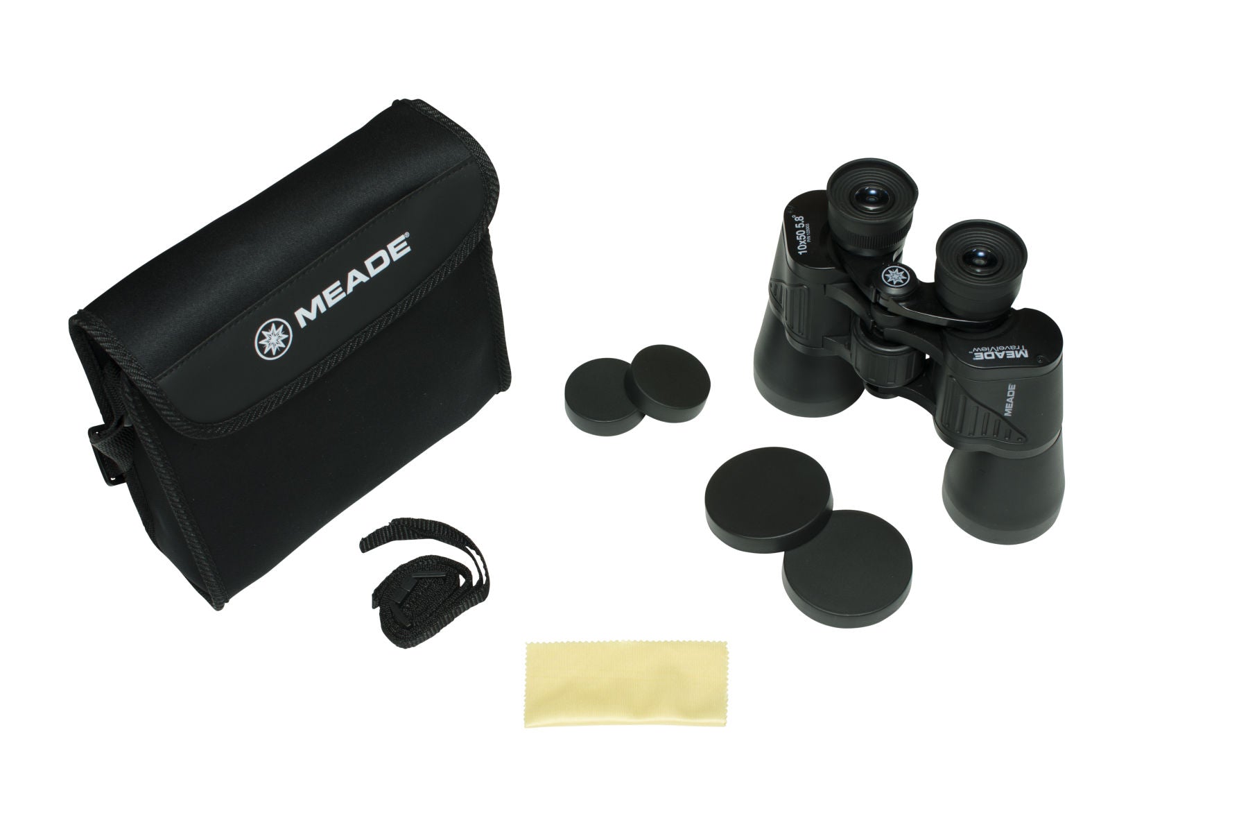 Meade 10x50 TravelView Binoculars - High Power Waterproof Binoculars for Bird Watching, Hunting, Travel & Outdoor Adventures