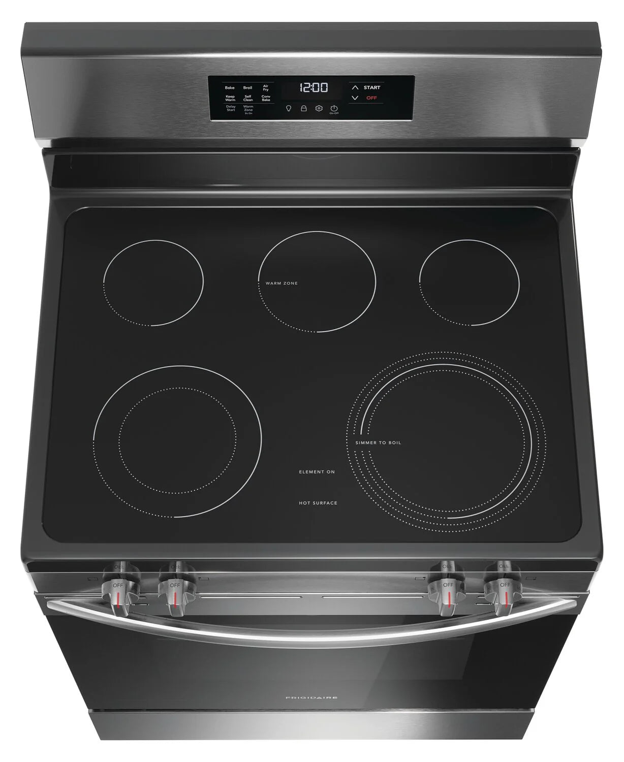 Frigidaire FCRE308CAS 30 Inch Stainless Steel Electric Range with Air Fryer - Perfect for Baking, Roasting & Air Frying in Modern Kitchens