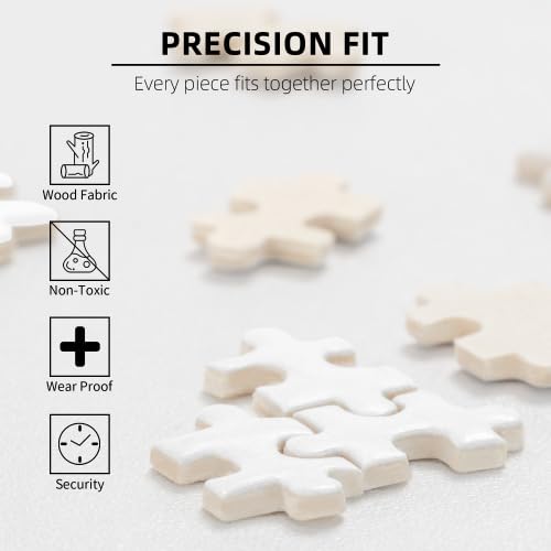 1000-Piece Farmhouse Golden Retriever Jigsaw Puzzle for Adults & Kids - Wooden Puzzle with 'When Tomorrow Starts Without Me' Design - Educational Toy for Youth Development & Best Gift for Puzzle Lovers - Perfect for Family Game Nights, Preschool Learning & Home Decor
