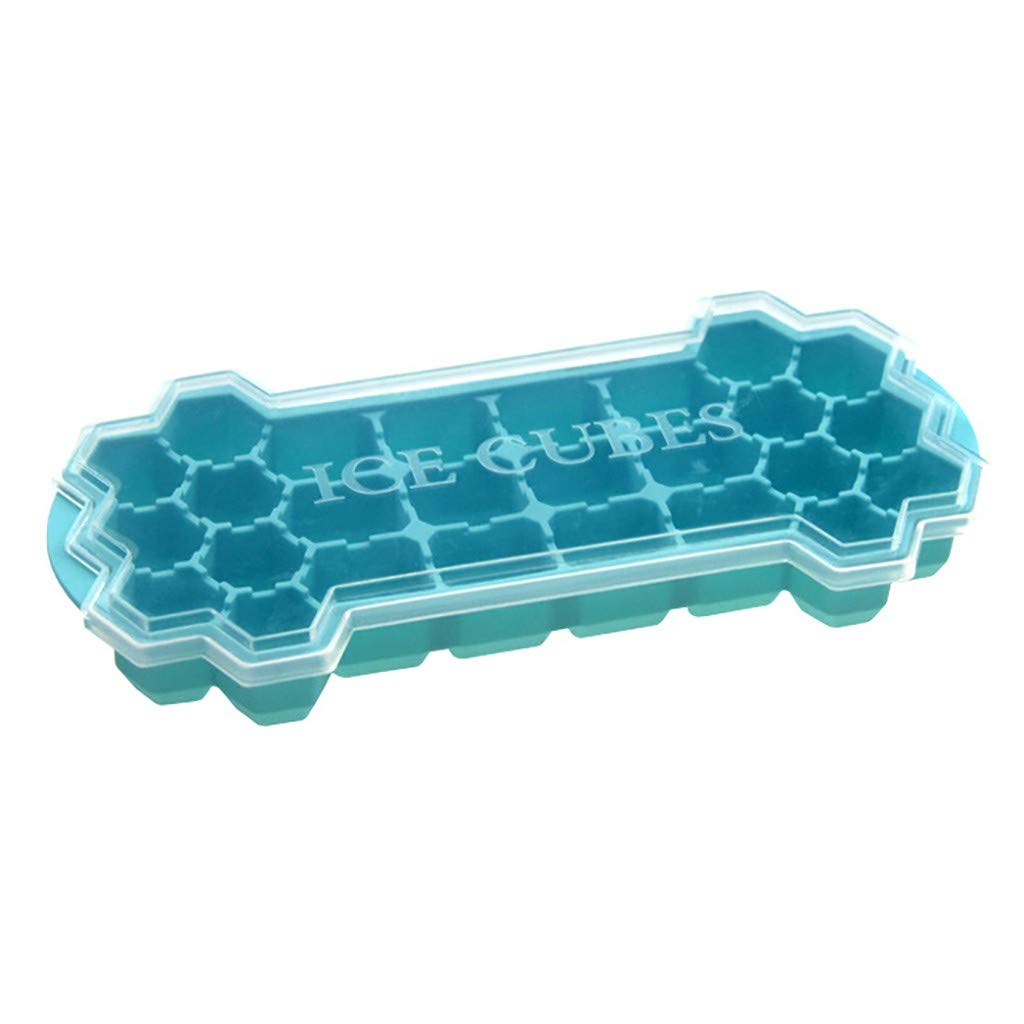 Ice Cube Tray with Gift Bag - Honeycomb Shape Silicone Mold for Ice Making, Storage & Organizing - Perfect for Cocktails, Beverages & Kitchen Use