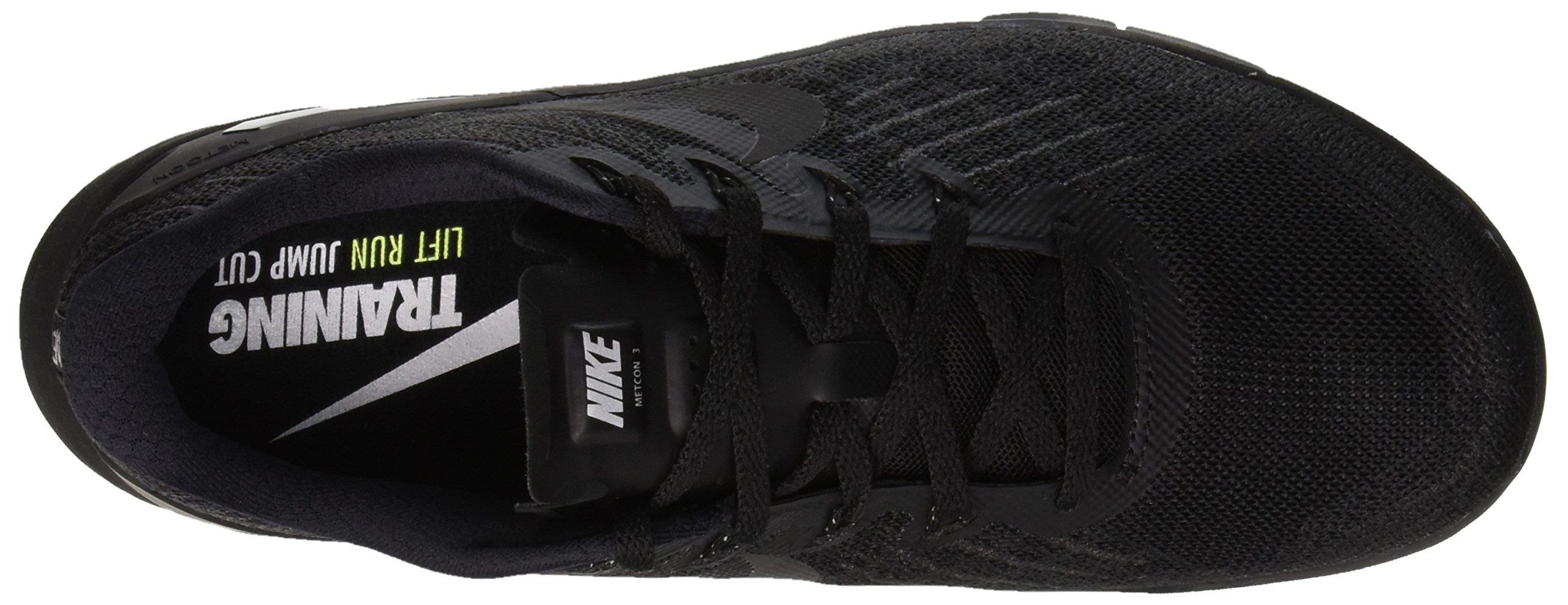 Nike Metcon 3 Men's Training Shoes - Black/Black Size 6.5 D (M) for CrossFit, Gym Workouts & Weightlifting | High-Performance Athletic Footwear