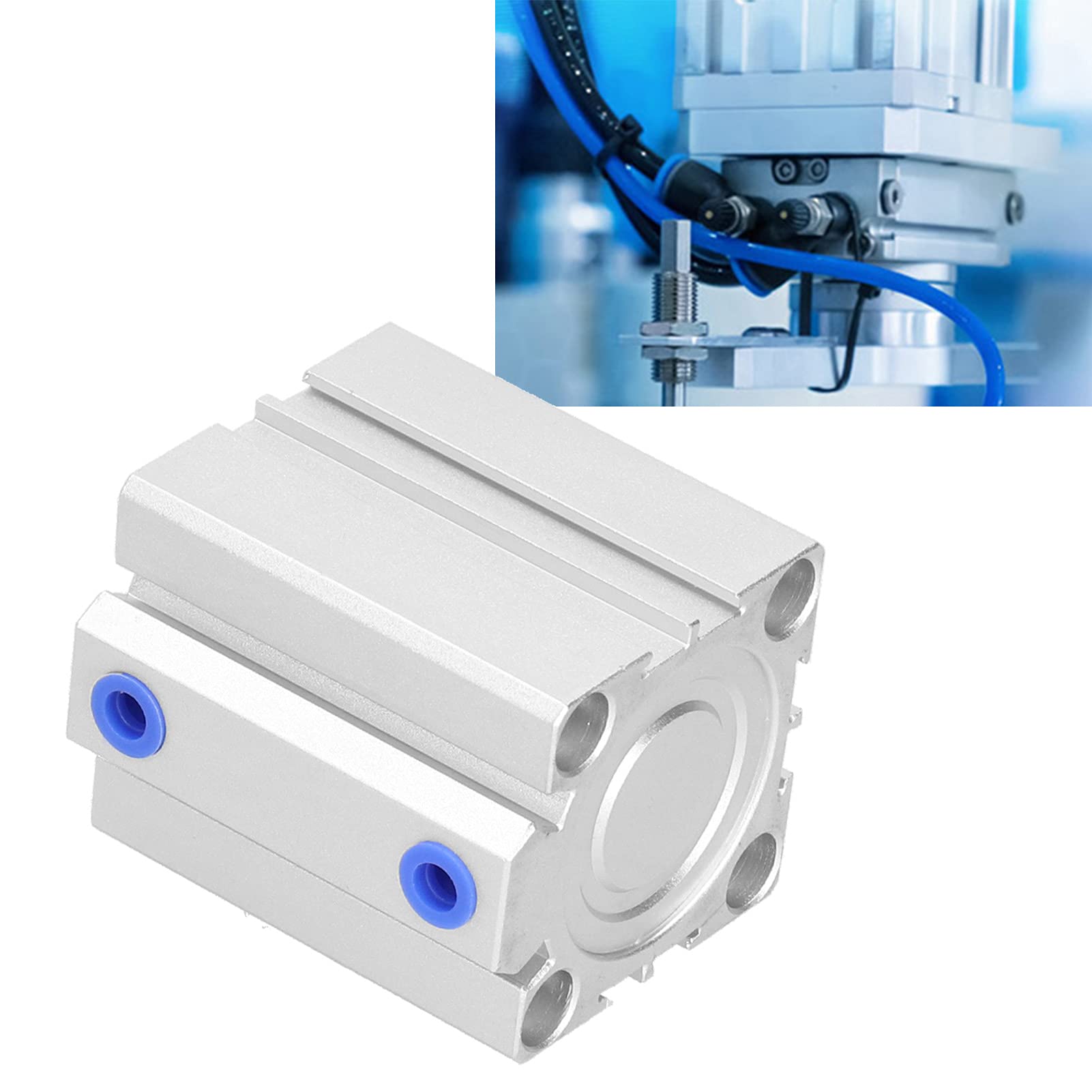 High Reliability Double Action Pneumatic Air Cylinder - Durable & Precise Guiding Performance for Industrial Automation & Machinery