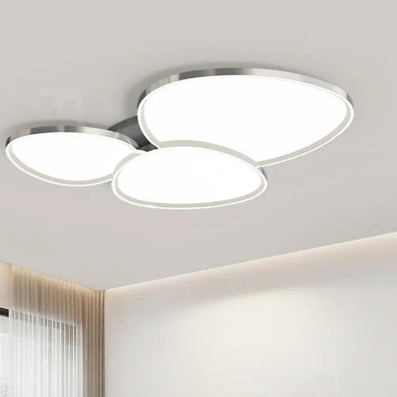 Modern Minimalist Ceiling Light with Tri-Edge Design - Sleek and Streamlined Fixture for Living Room, Bedroom or Office Lighting