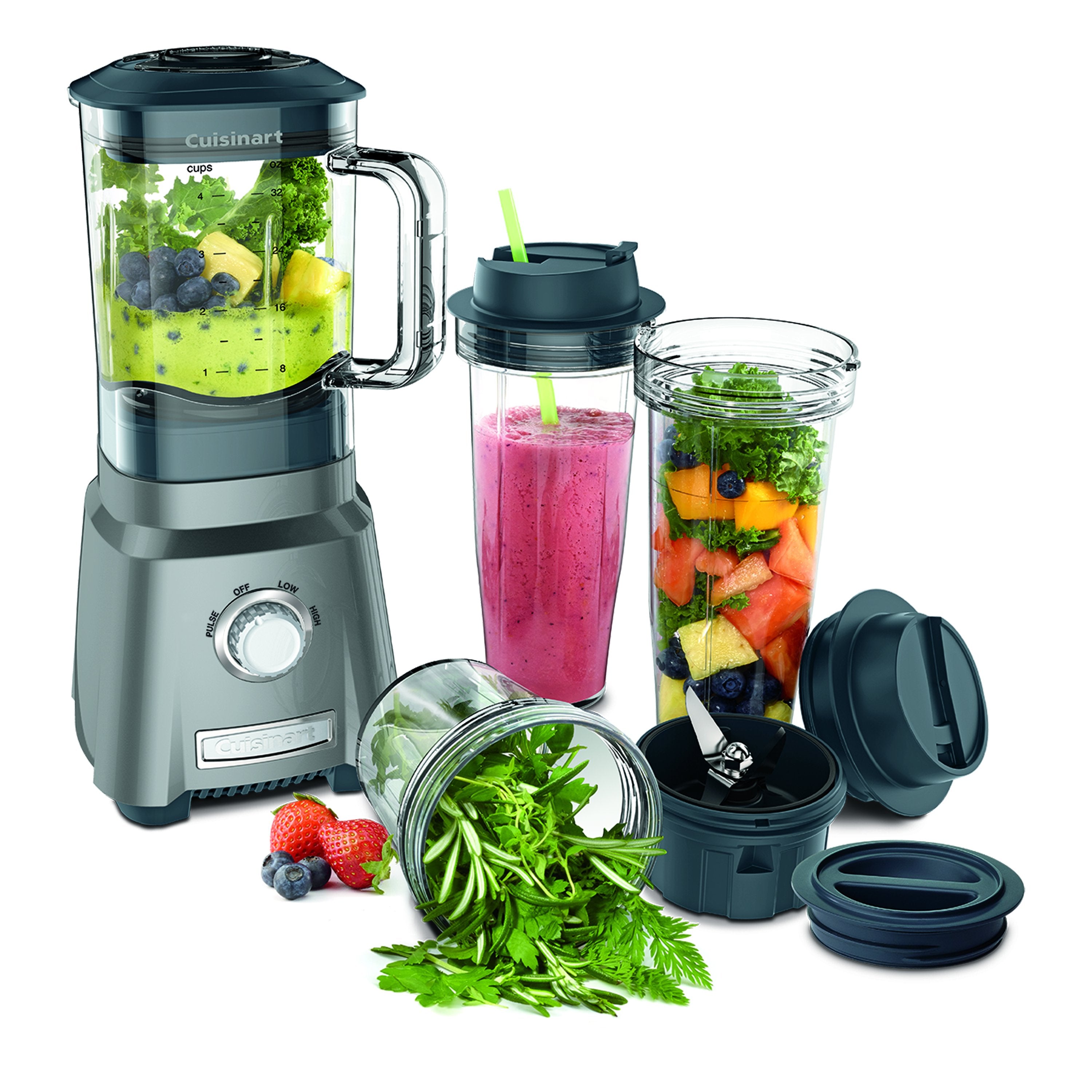 Cuisinart Hurricane Compact Blender CPB-380C | Powerful 700W Motor | 48oz BPA-Free Jar | Perfect for Smoothies, Shakes & Meal Prep | Ideal for Small Kitchens & Dorm Rooms