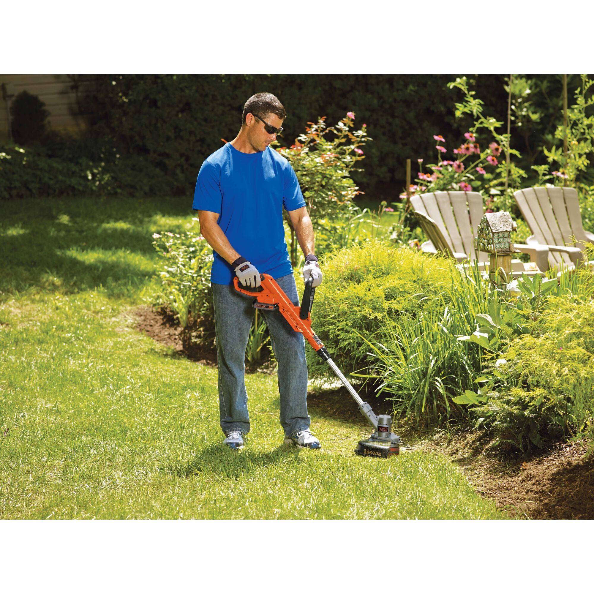 20V MAX* Lithium Cordless 12-Inch String Trimmer and Lawn Edger - Lightweight & Powerful for Yard Maintenance, Landscaping, and Garden Care