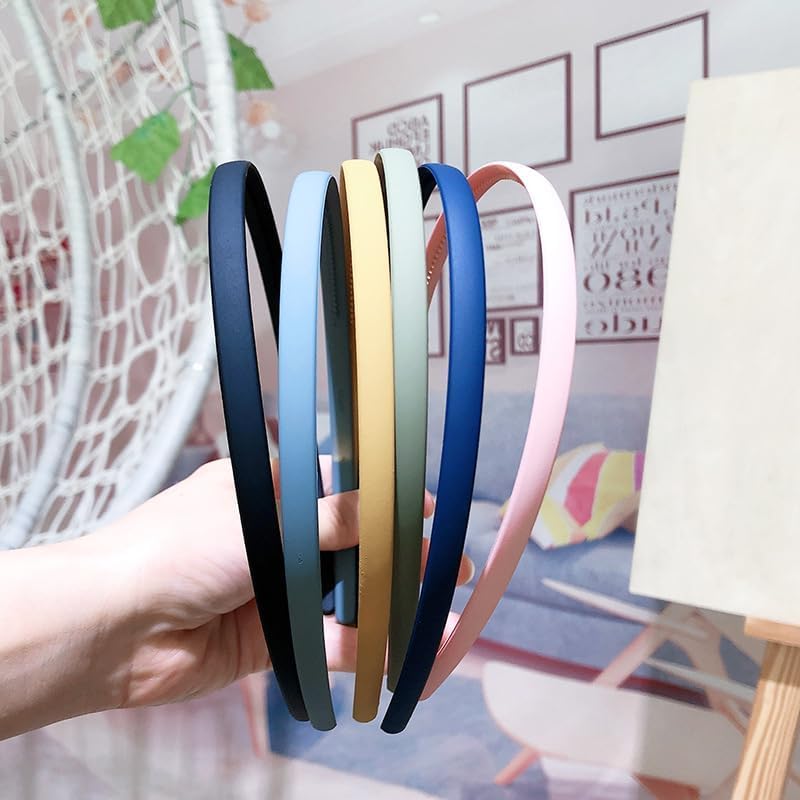 Slim Black Alice Hair Bands for Women & Girls - Fashionable Headband Hair Accessories for Everyday Wear, Workouts, and Special Occasions