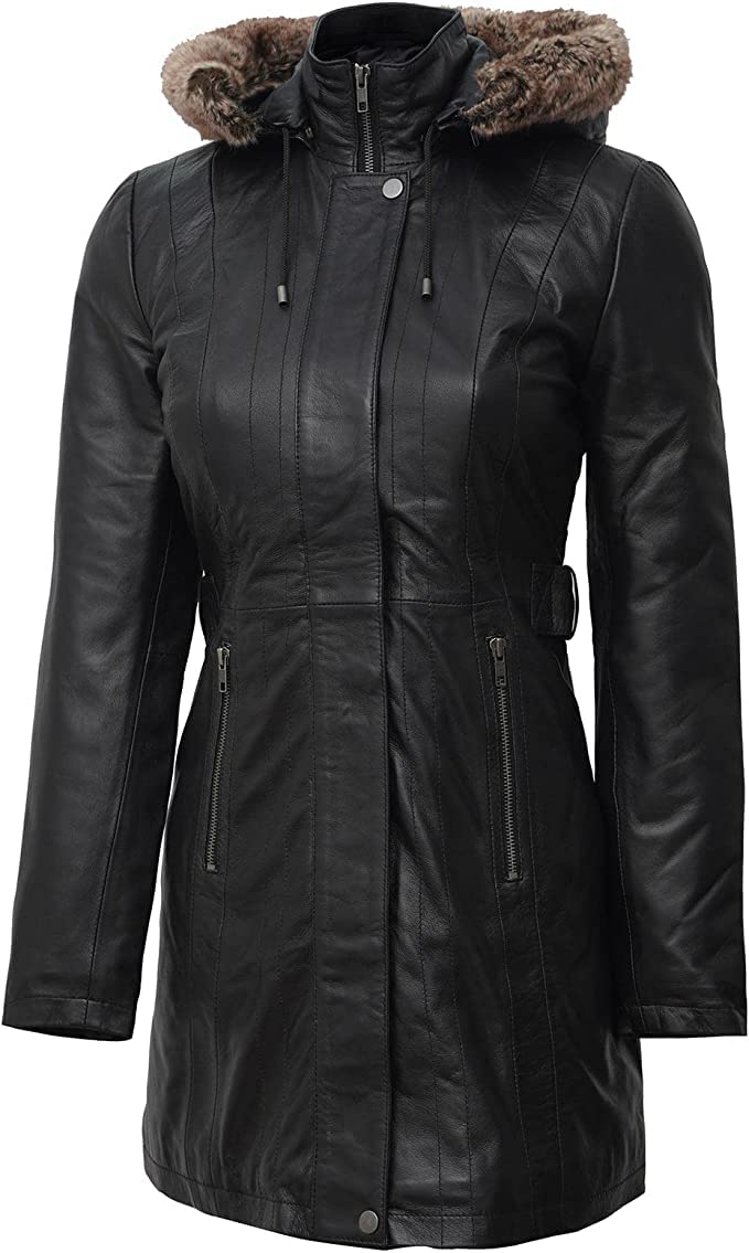 Premium Women's Real Lambskin Leather Coat - Elegant Stylish Winter Jacket for Fashionable Outfits | Perfect for Office, Dating & Special Occasions