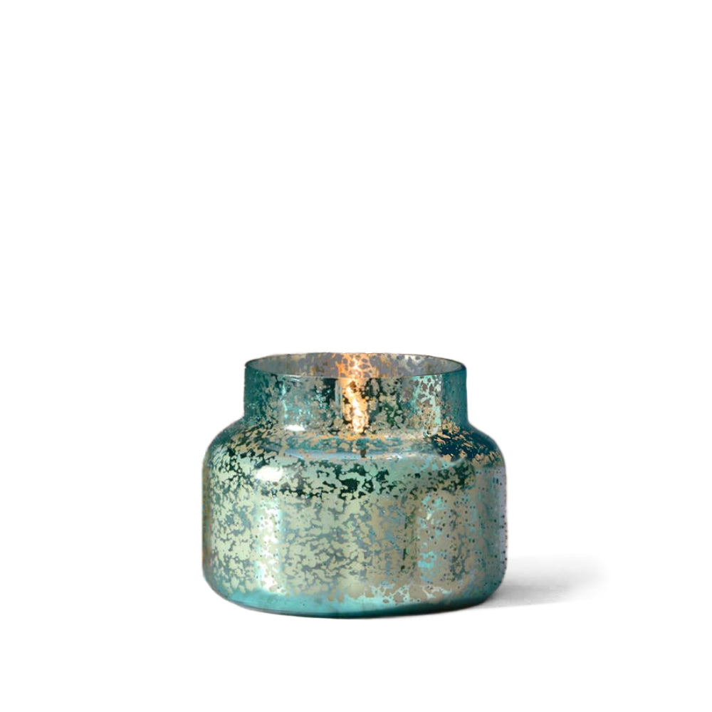 Capri Blue Textured Mercury Signature Candle - Volcano Scented Soy Wax Candle for Home Decor, Relaxation & Aromatherapy | Perfect for Living Room, Bedroom & Spa