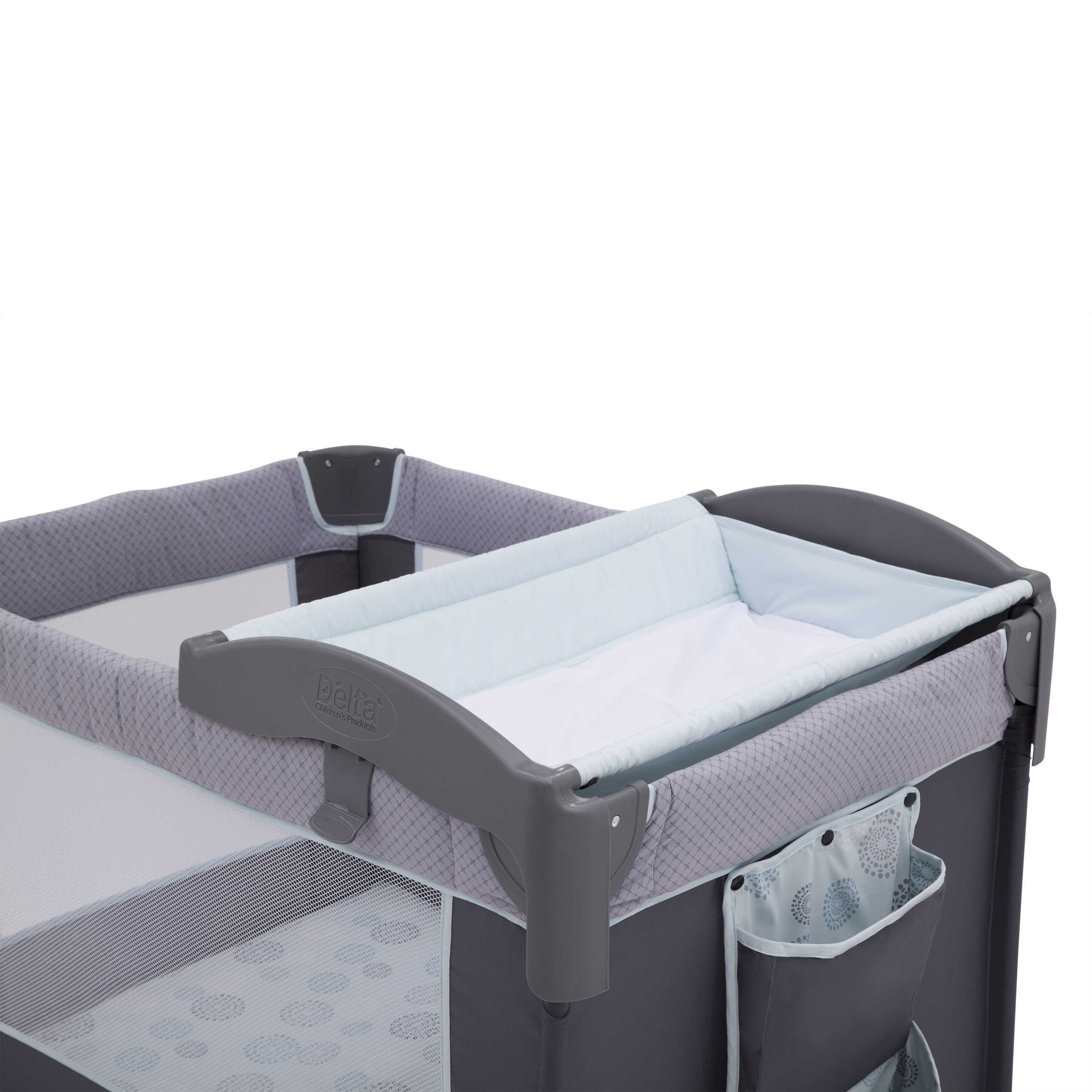 LX Deluxe Portable Baby Play Yard with Removable Bassinet & Changing Table - Safe Playpen for Newborns & Toddlers - Perfect for Home, Travel, and Daycare Use