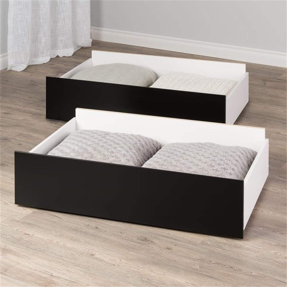 Premium Rolling Underbed Storage Drawers Set of 2 - 24.25