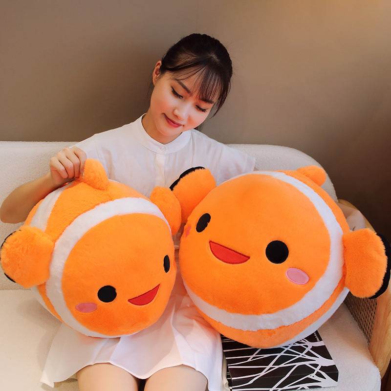 Adorable Stuffed Fish Plush Toy - Soft & Cuddly Ocean Animal Pillow for Kids, Bedroom Decor, Nursery Gift, Birthday Present - Perfect for Snuggling, Playtime & Themed Room Decorations