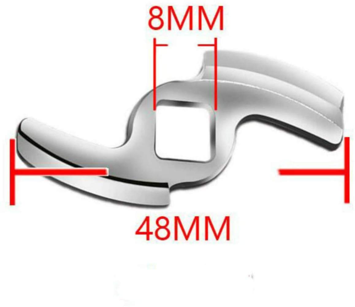 Premium Stainless Steel Meat Grinder Blades - 9 Pack Replacement Knife Cutter for Size 5 Food Grinders | Durable Kitchen Accessories for Home Butchering, Sausage Making & Meal Prep