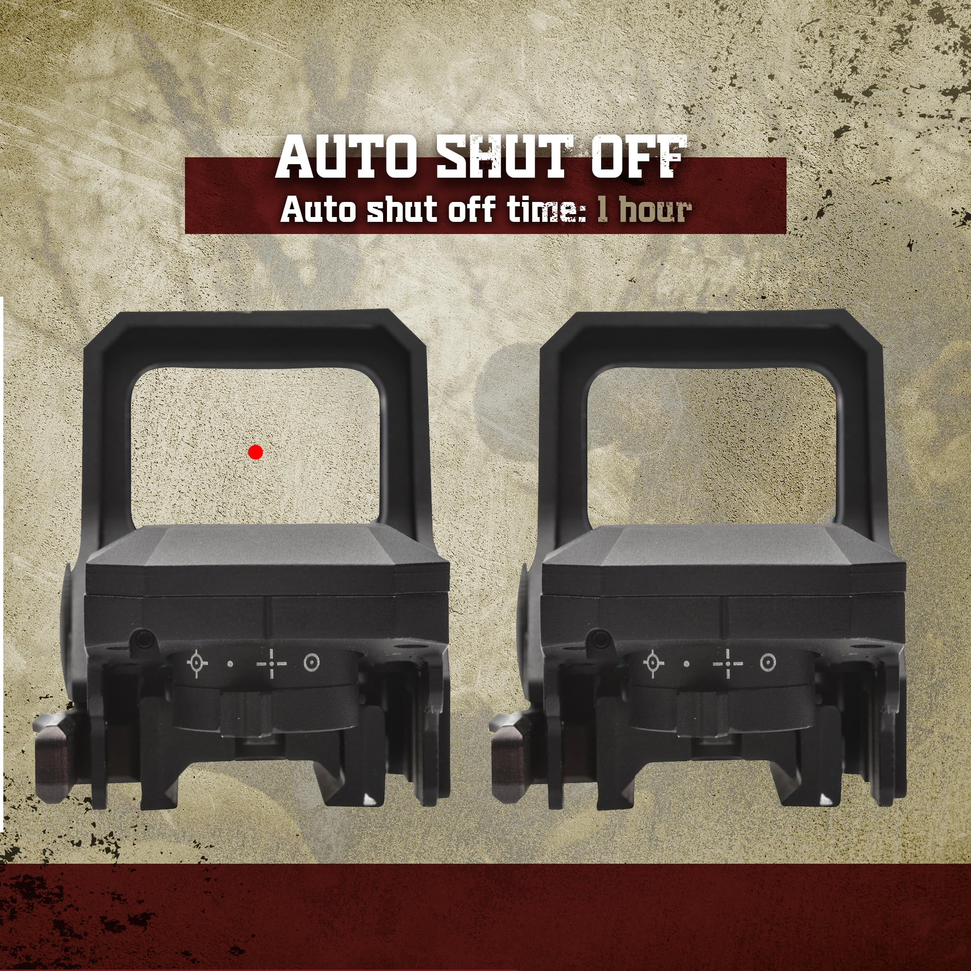 Sightmark Ultra Shot R-Spec Reflex Sight - 1x22mm Red Dot Sight for Rifles & Shotguns | Quick Target Acquisition | Hunting, Tactical & Home Defense Use