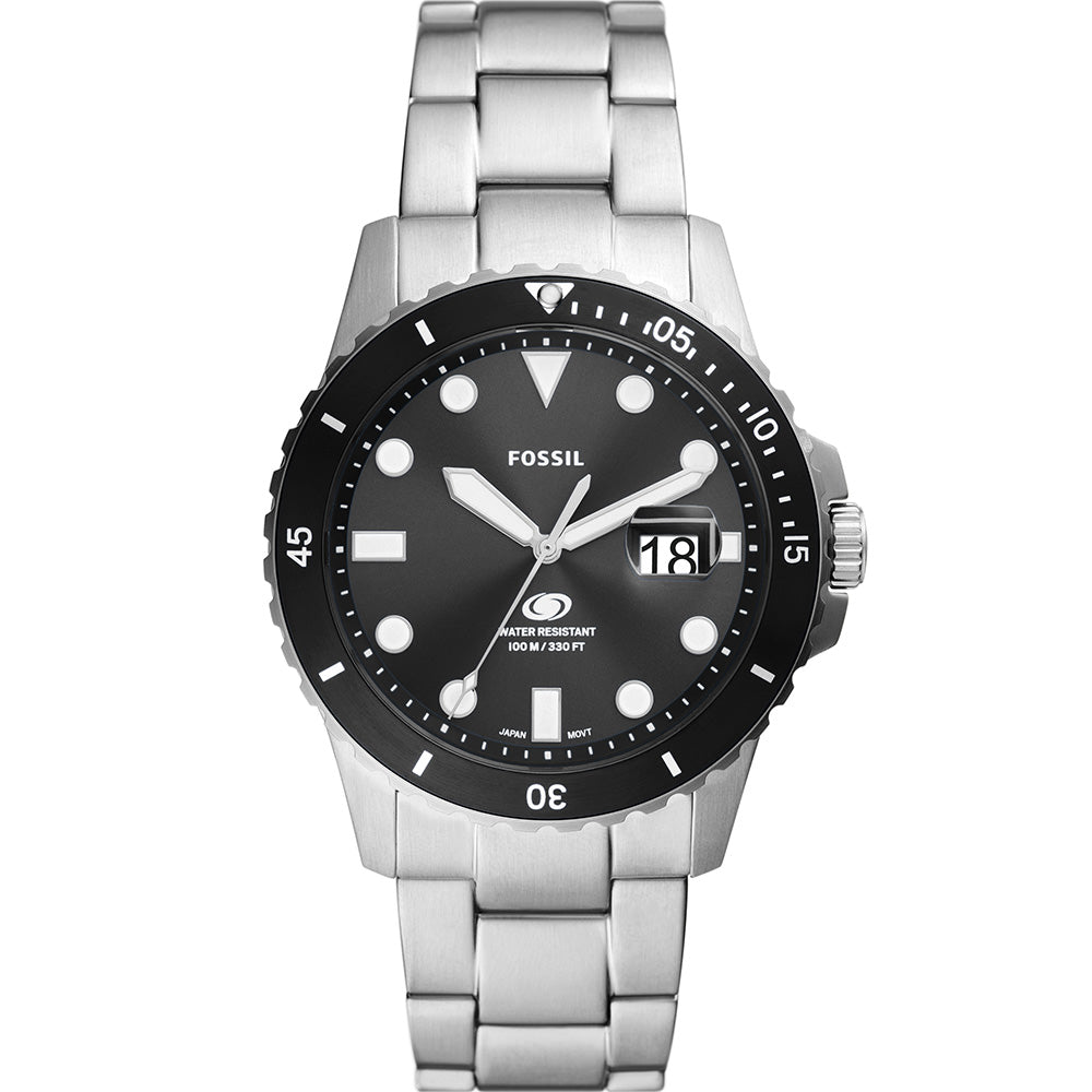 Fossil Blue FS6032 Men's Stainless Steel Chronograph Watch - Perfect for Business, Casual & Outdoor Activities