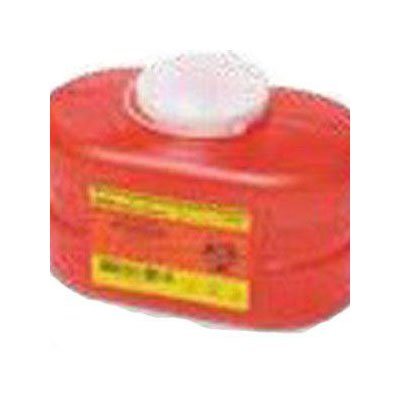 3.1L One-Piece Sharps Collectors (Case of 24) - Medical Waste Disposal Containers for Needles & Syringes - Ideal for Hospitals, Clinics & Home Healthcare Use