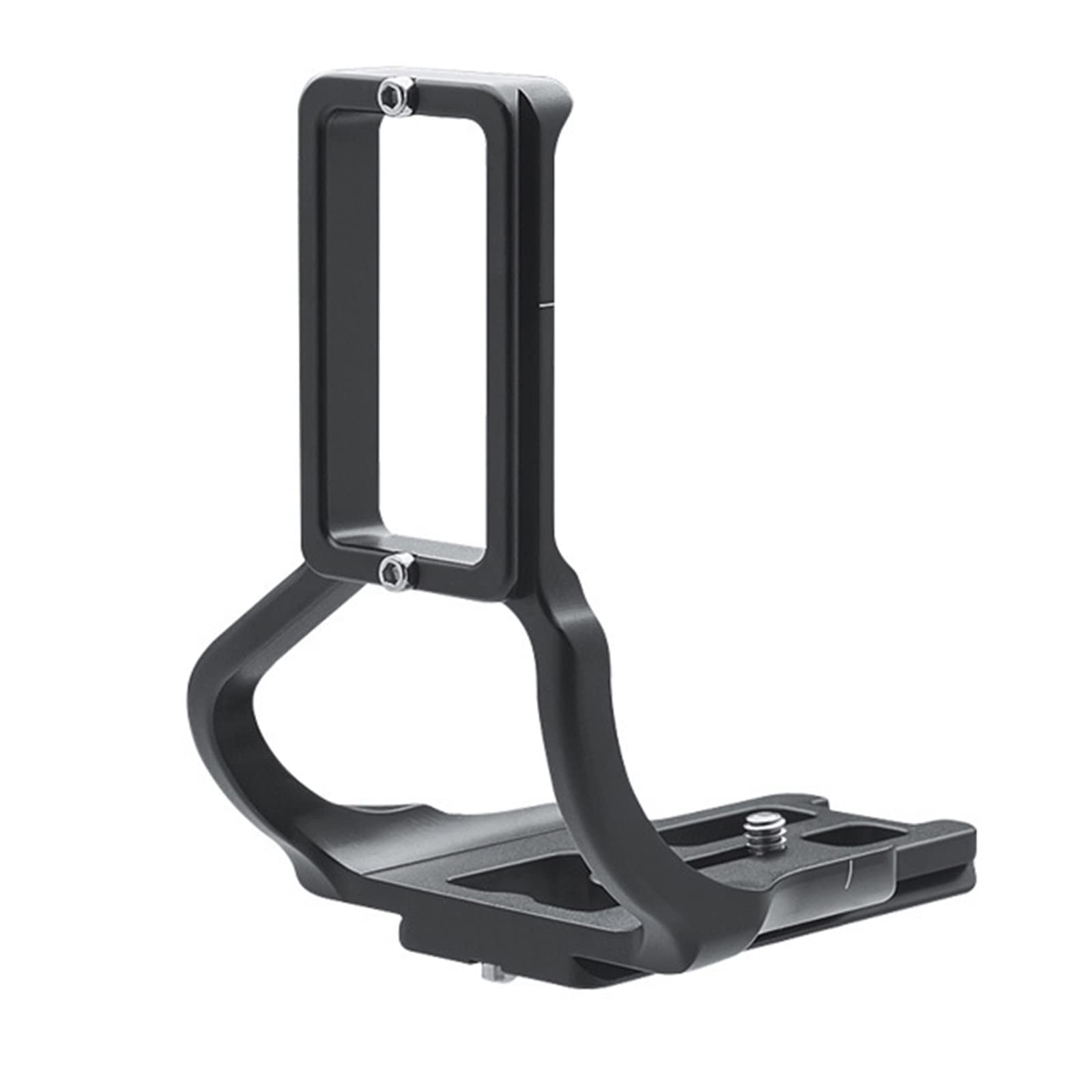 Quick Release L Plate Bracket for Nikon D750 - Aviation Aluminum Camera Accessory with Tripod Head - Perfect for Landscape, Portrait & Studio Photography