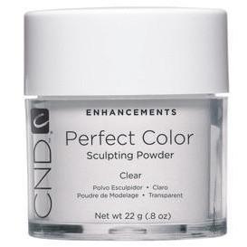 CND Perfect Color Powder - Clear 0.8 oz Nail Polish for Professional Salon & Home Manicure - Long-Lasting Gel-Like Shine