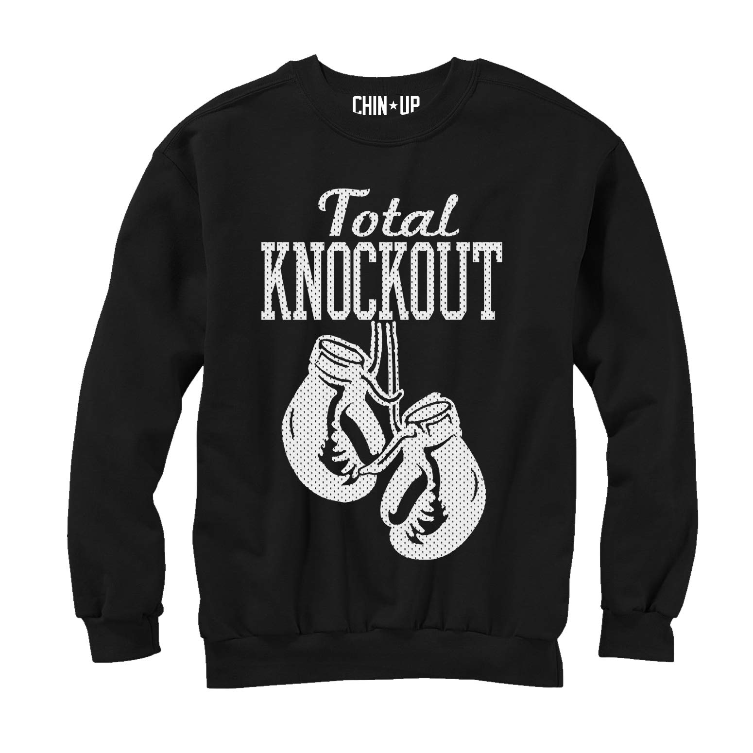 Women's Chin UP Total Knockout Sweatshirt - Comfortable & Stylish Pullover Hoodie for Gym, Workout & Casual Wear | Trendy Streetwear Fashion