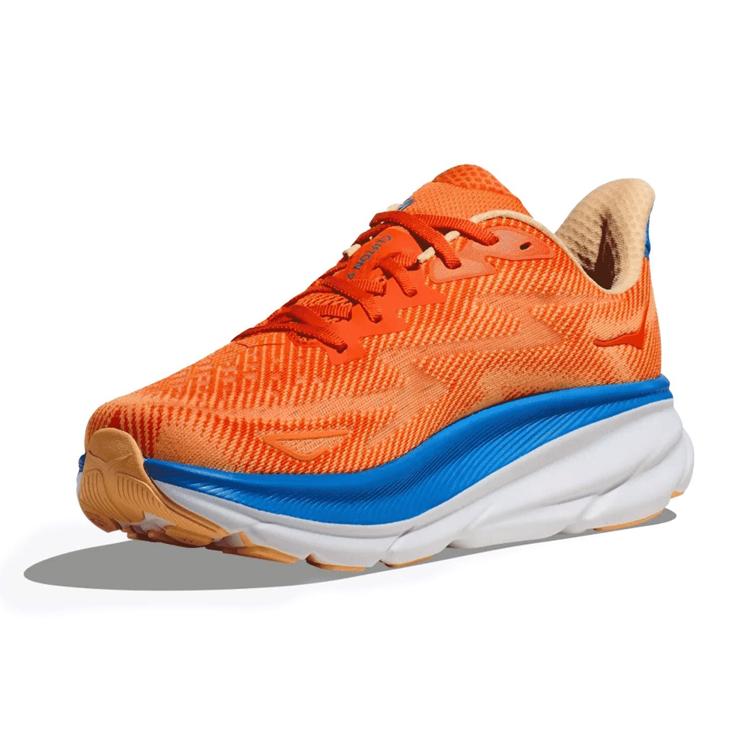 M Clifton 9 Vibrant Orange Impala Running Shoes - Lightweight Cushioned Sneakers for Men & Women - Perfect for Jogging, Gym Workouts & Daily Wear