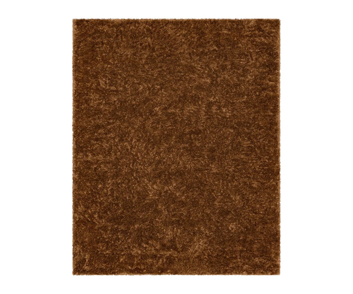 Karastan Billow Shag Rug - Soft Plush Rust-Colored Area Rug for Living Room, Bedroom & Nursery - Cozy Home Decor for Modern Interiors