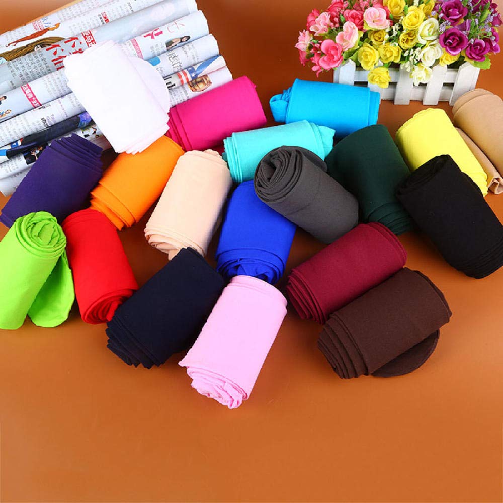 18 Colors Women's Candy Color Warm Velvet Seamless Pantyhose - Soft Sexy Tights with Large Elastic Waistband, Long Stockings for Winter, Party & Everyday Wear
