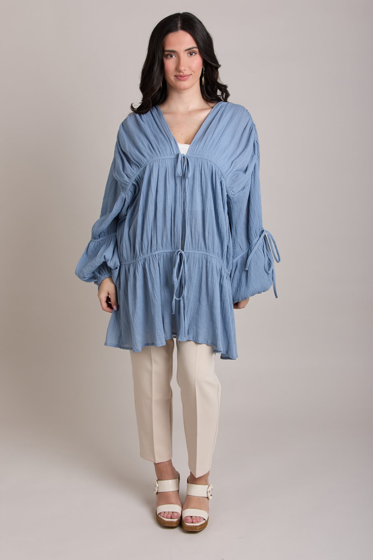 Coastal Breeze Kimono - Lightweight Floral Cover Up for Women | Beach Cover Up, Poolside Lounging, Summer Vacation Outfit