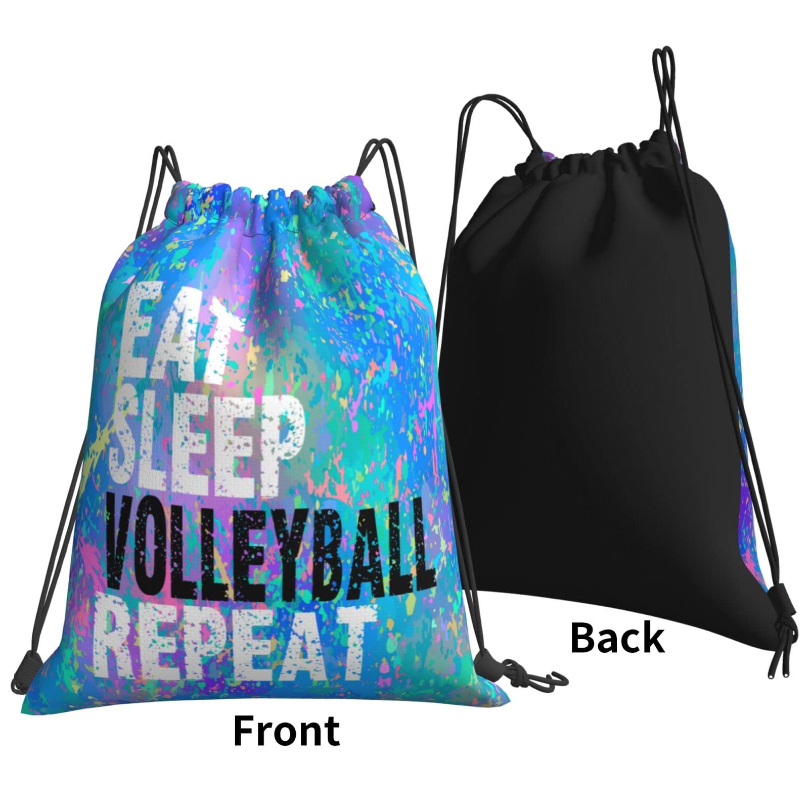 Lightweight Drawstring Backpack - Gym Sackpack for Men & Women - Sports String Bag for Running, Yoga, Travel & Outdoor Activities