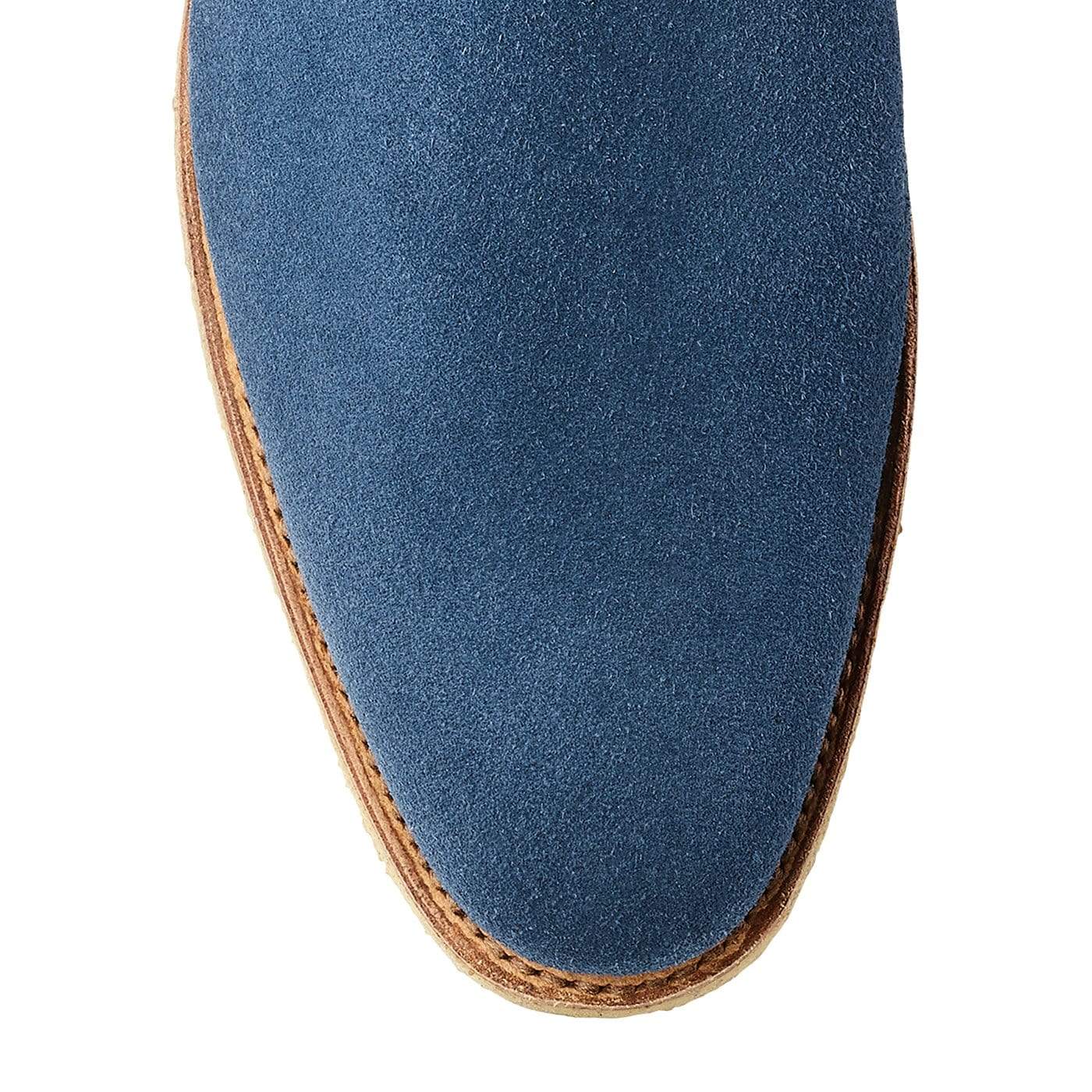 Premium Cranleigh Mid Blue Suede Shoes - Comfortable & Stylish Men's Casual Loafers for Work, Travel & Everyday Wear