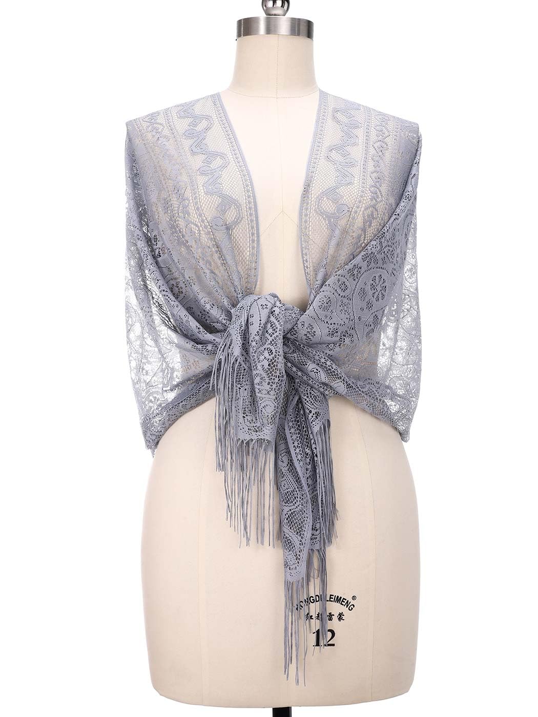 Elegant Atigy Lace Shawls & Wraps for Weddings | Fringed Pashmina Shawls for Evening Dresses | Lightweight Bridal Scarf for Women & Brides | Perfect for Ceremonies, Parties & Special Occasions