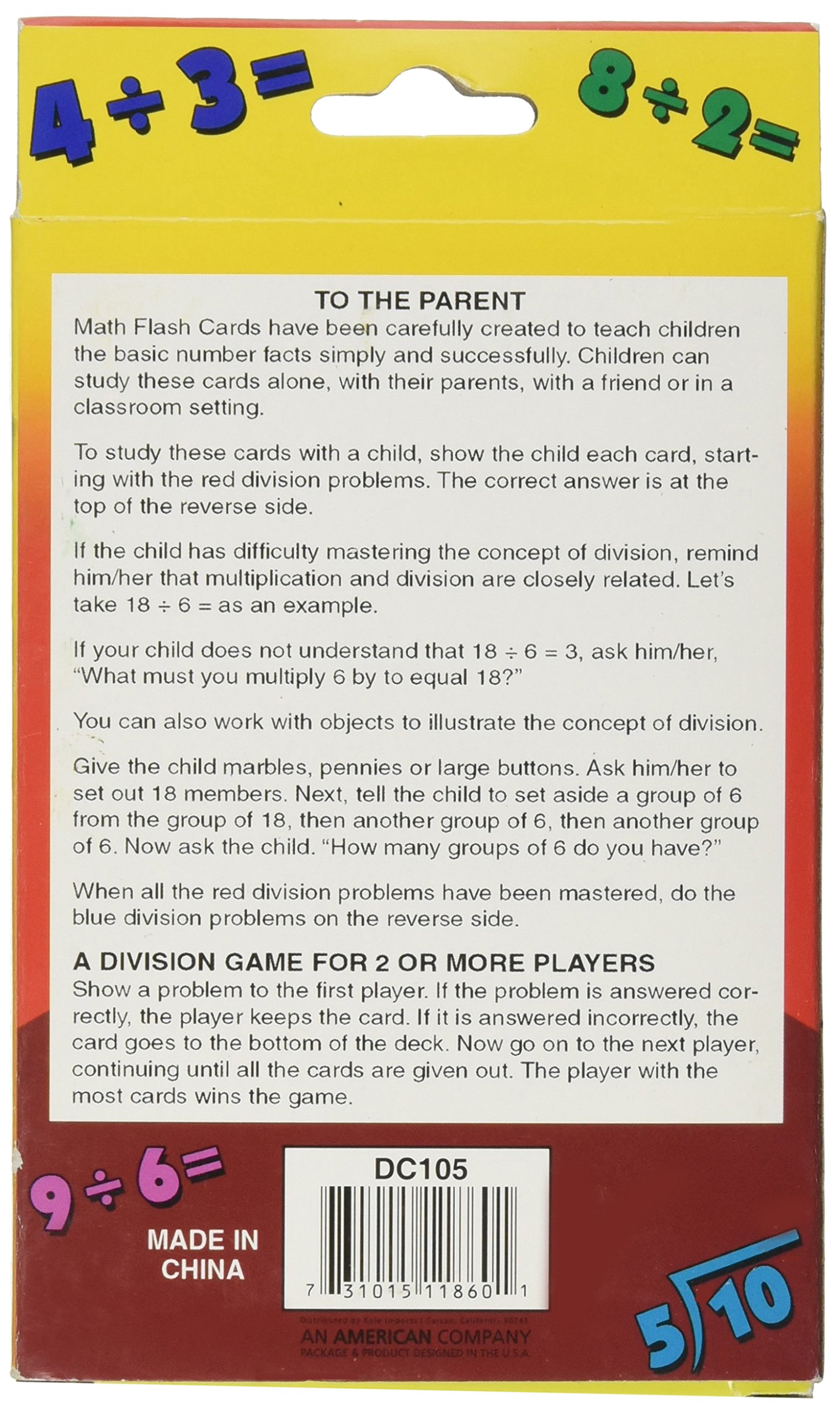 Bulk Buys Jumbo Flash Cards - Large Learning Cards for Kids & Adults - Perfect for Classroom, Homeschooling, and Memory Games