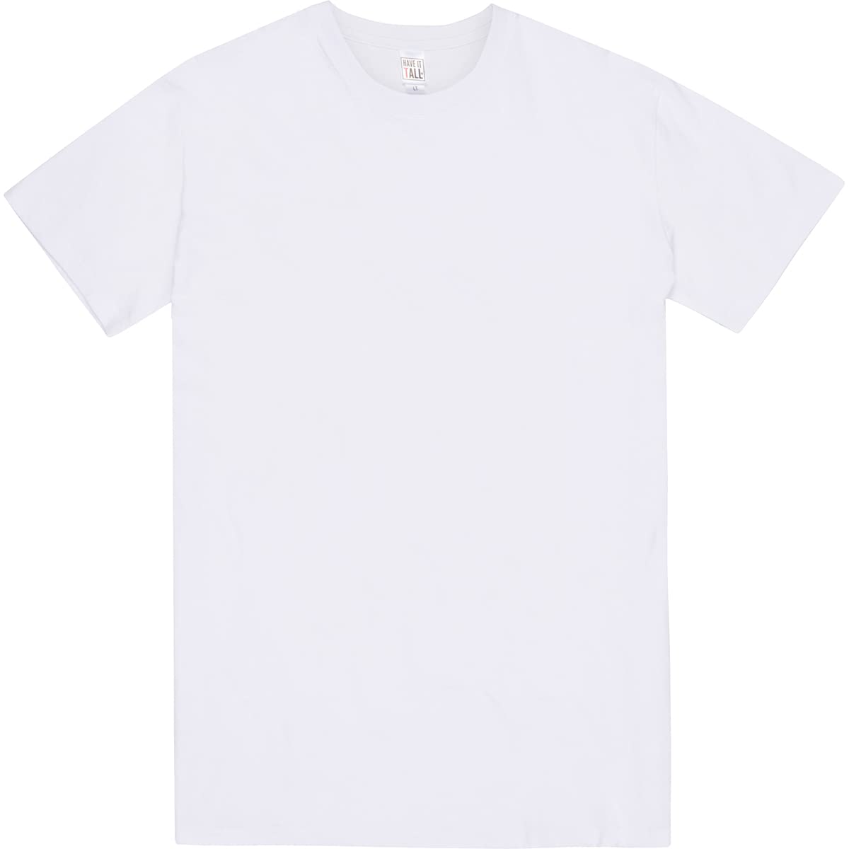 Tall Men's Ring Spun Cotton T-Shirt - Soft & Comfortable Crew Neck Tee for Casual Wear & Everyday Outfits