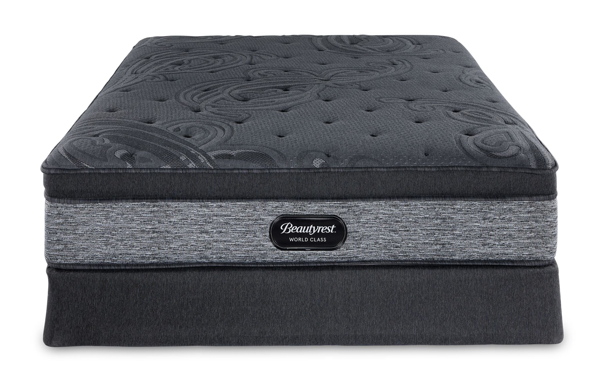 Beautyrest World Class Monarch Firm Twin Mattress & Box Spring Set - Premium Support for Back Pain Relief, Ideal for Guest Rooms & Kids' Bedrooms