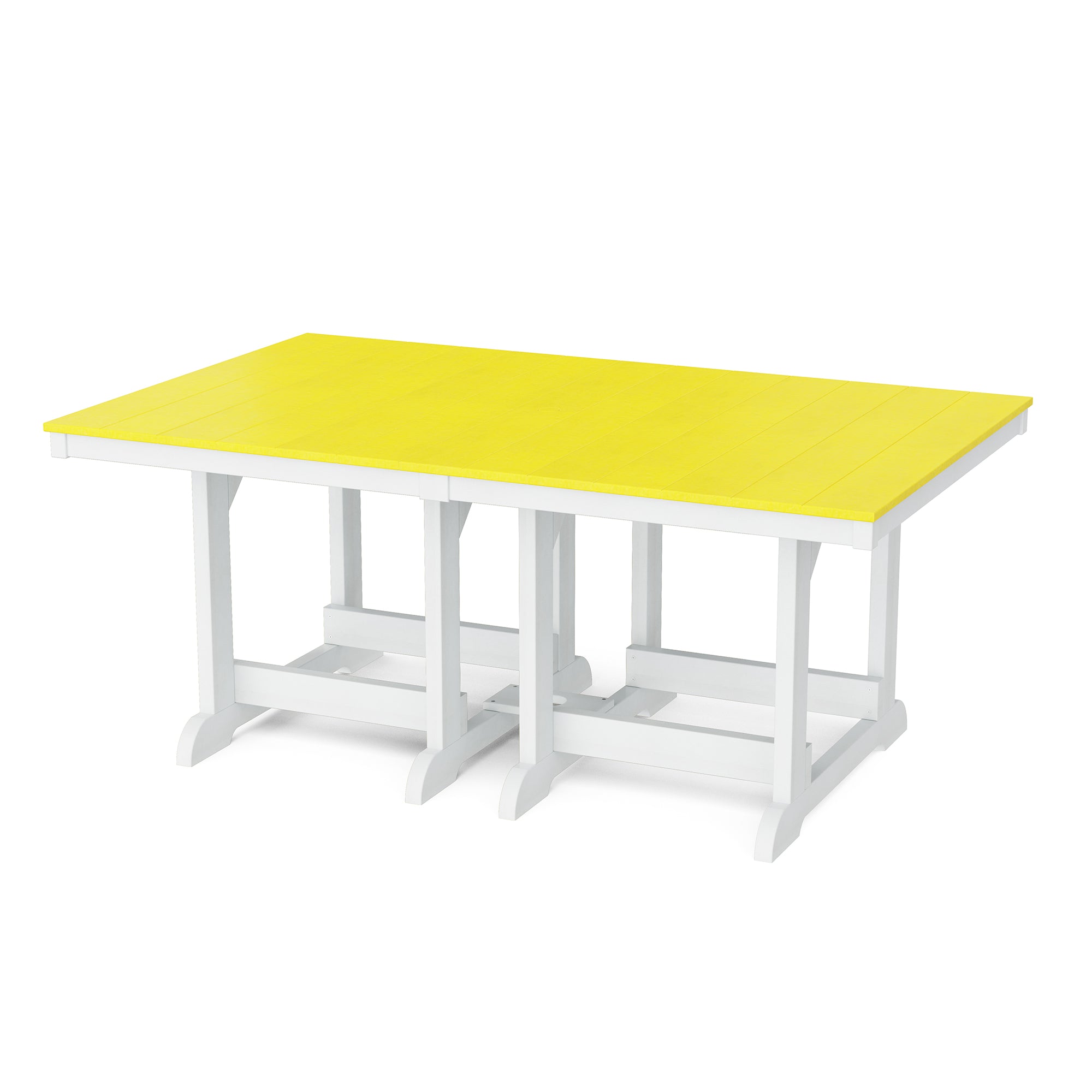 Heritage 44x72 Inch Solid Wood Dining Table - Rustic Farmhouse Style for Kitchen, Dining Room & Outdoor Entertaining