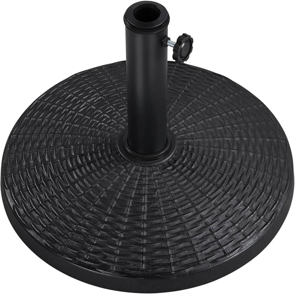 Yaheetech Heavy Duty Patio Market Umbrella Base - 35 lbs Weighted Stand for Outdoor Umbrellas, Perfect for Backyard, Garden, Poolside and Restaurant Use