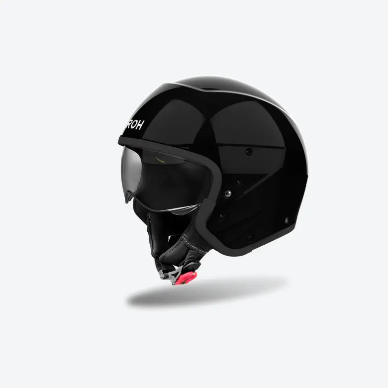 Airoh J 110 Paesly Gloss Black Motorcycle Helmet - Lightweight DOT Certified Full Face Helmet for Men & Women - Perfect for Street Biking, Racing & Commuting
