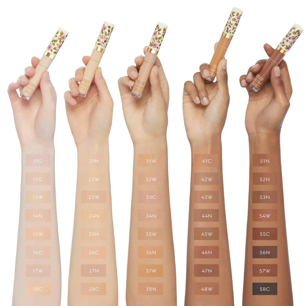 Gucci Concentré de Beauté Multi-Use Crease Proof & Hydrating Concealer - Long-Lasting Full Coverage Makeup for Dark Circles & Blemishes (Multiple Shades) | Perfect for Everyday Wear & Special Occasions