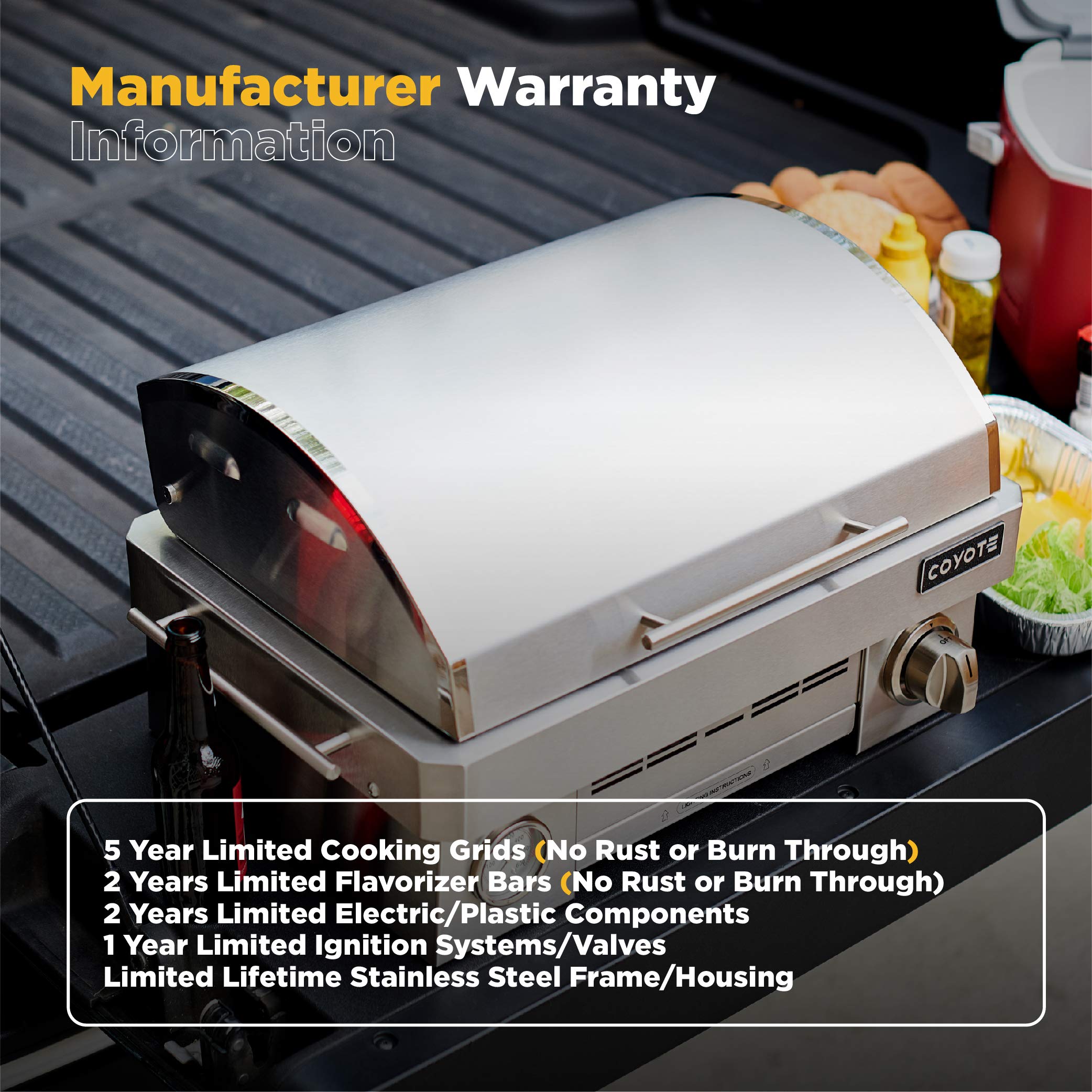 **COYOTE OUTDOOR 25-Inch Portable Propane Gas Grill with Ceramic Heat Control Grid – Compact & Lightweight Camping Grill for Tailgating, Backyard, RV & Beach – Perfect for Outdoor Cooking, Picnics, Family Gatherings – Ideal for Camping, BBQ Parties, RV Trips & Beach Picnics – Great for Grilling Burgers, Steaks, Veggies & Seafood at Home or On-The-Go – Best for Backyard BBQs, Camping Trips, Beach Parties & RV Adventures**