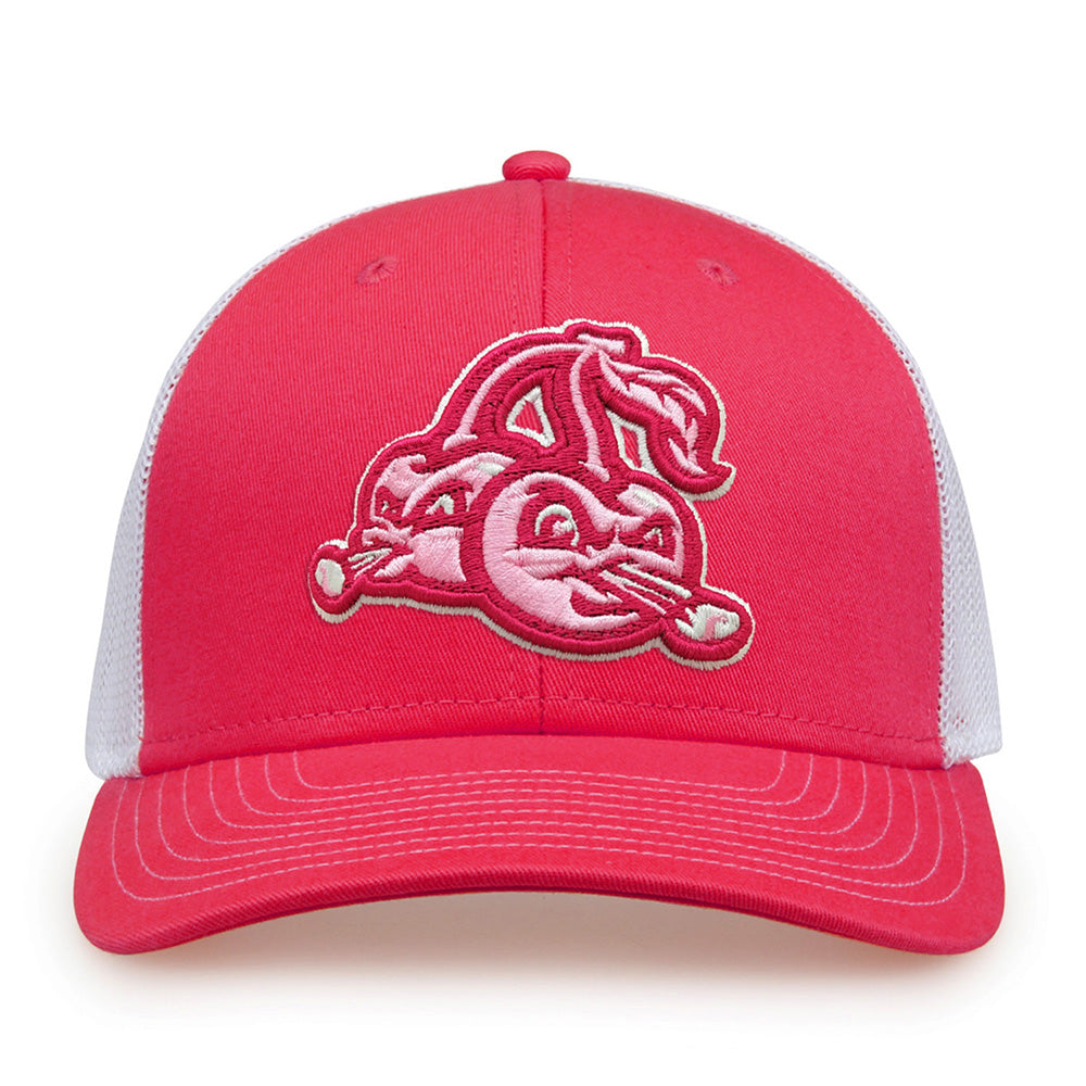 Women's Low Profile Pink Trucker Hat - Stylish & Comfortable Baseball Cap for Outdoor Activities, Sports, and Casual Wear