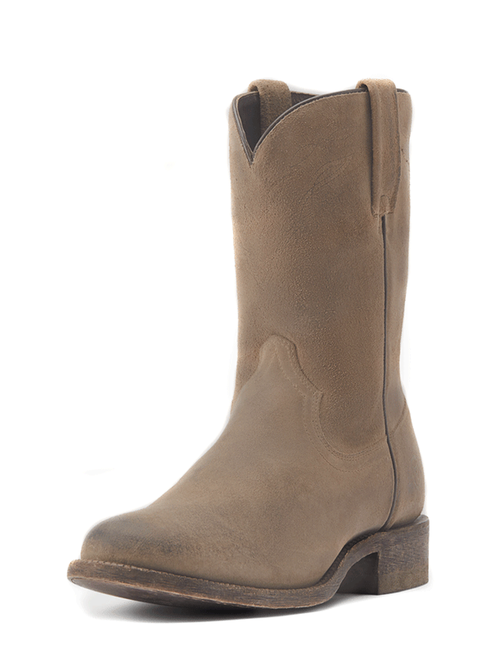 Ariat Men's Downtown Western Boot - Burned Grey Roughout Leather for Cowboy & Country Style | Perfect for Rodeo, Line Dancing & Outdoor Adventures