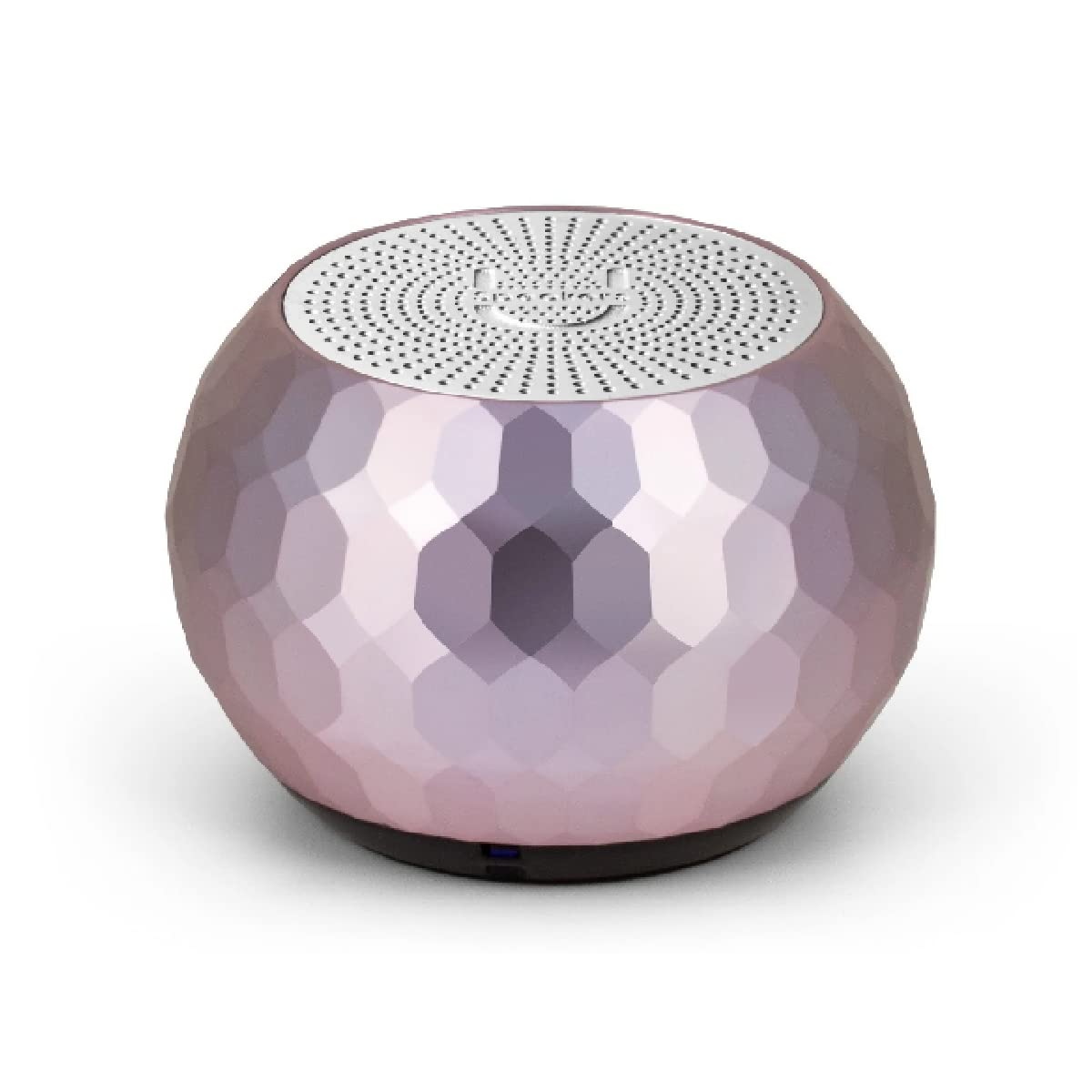Portable Wireless Bluetooth Speaker with Magnetic Base - Mini Glam U Speakers with Built-in Mic & Selfie Remote, Perfect for Travel, Home Office & Outdoor Activities | Pair with Matching Speaker for Stereo Sound