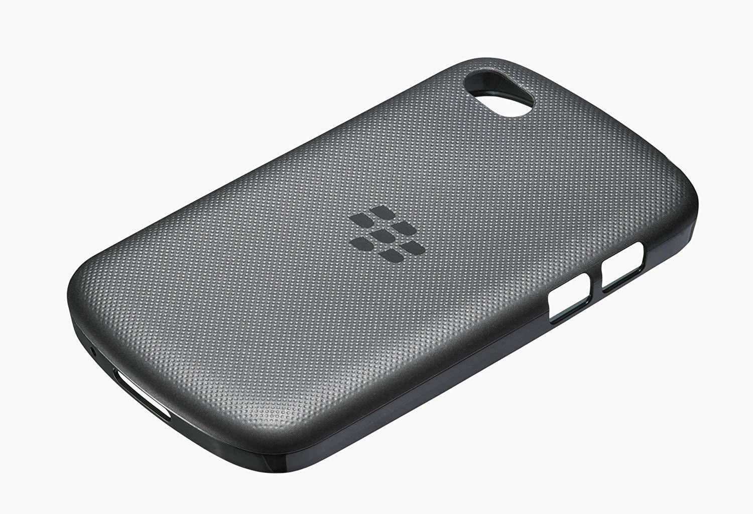 Original BlackBerry Q10 Soft Shell Case - Slim Protective Cover for BlackBerry Q10 (Model ACC-50724-201) - Perfect for Everyday Use & Business Professionals