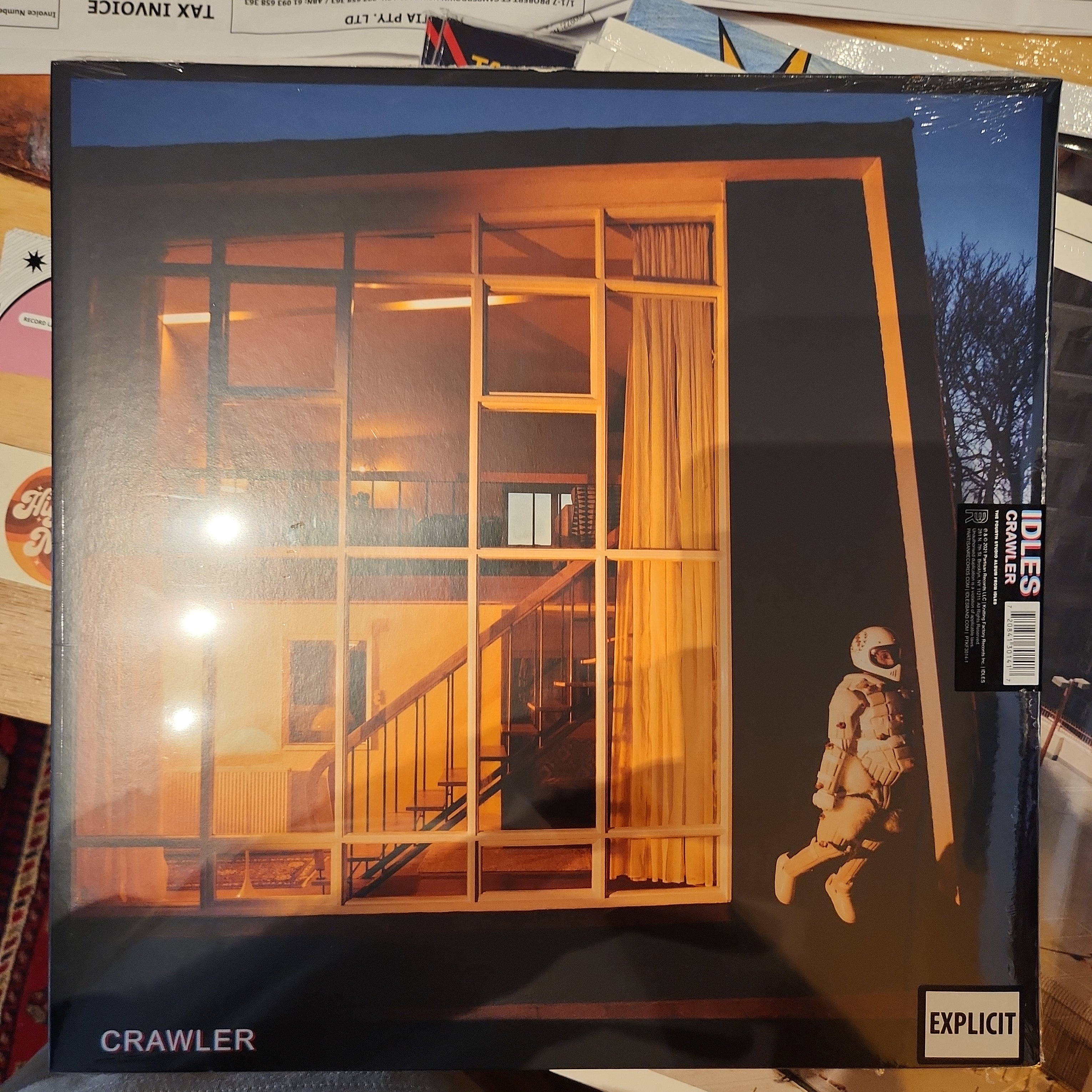Idles Crawler Vinyl LP Record - Limited Edition Punk Rock Music Album for Collectors & Fans | Perfect for Home Listening & Gifts