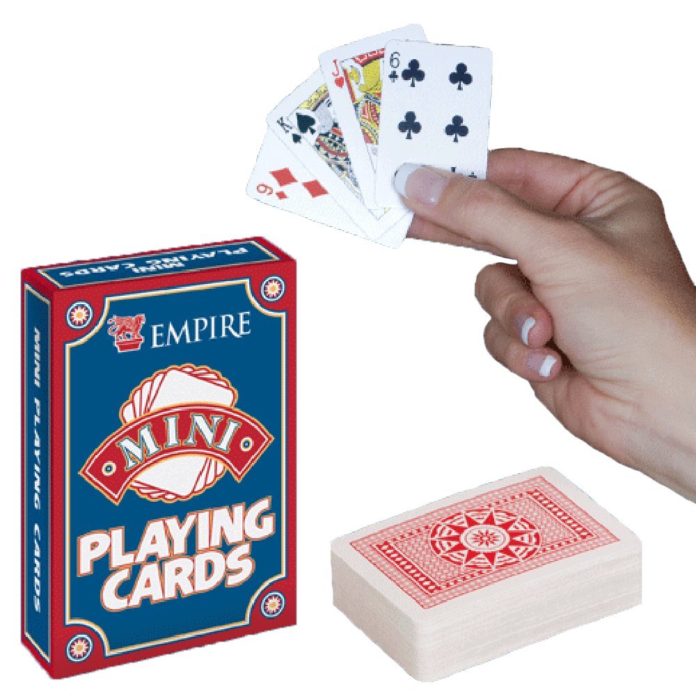Mini Playing Cards - 1 Pack | Compact Travel Size for Poker, Magic Tricks & Family Game Nights | Perfect for Parties, Camping & On-the-Go Entertainment