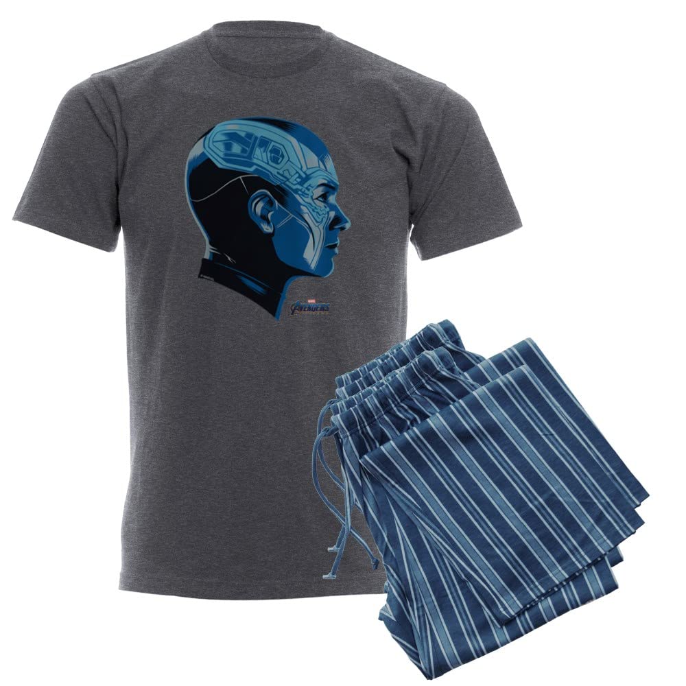 Nebula Men's Charcoal Novelty Pajamas - Soft & Comfortable Sleepwear for Men | Perfect for Lounge Wear, Sleepovers & Relaxing at Home