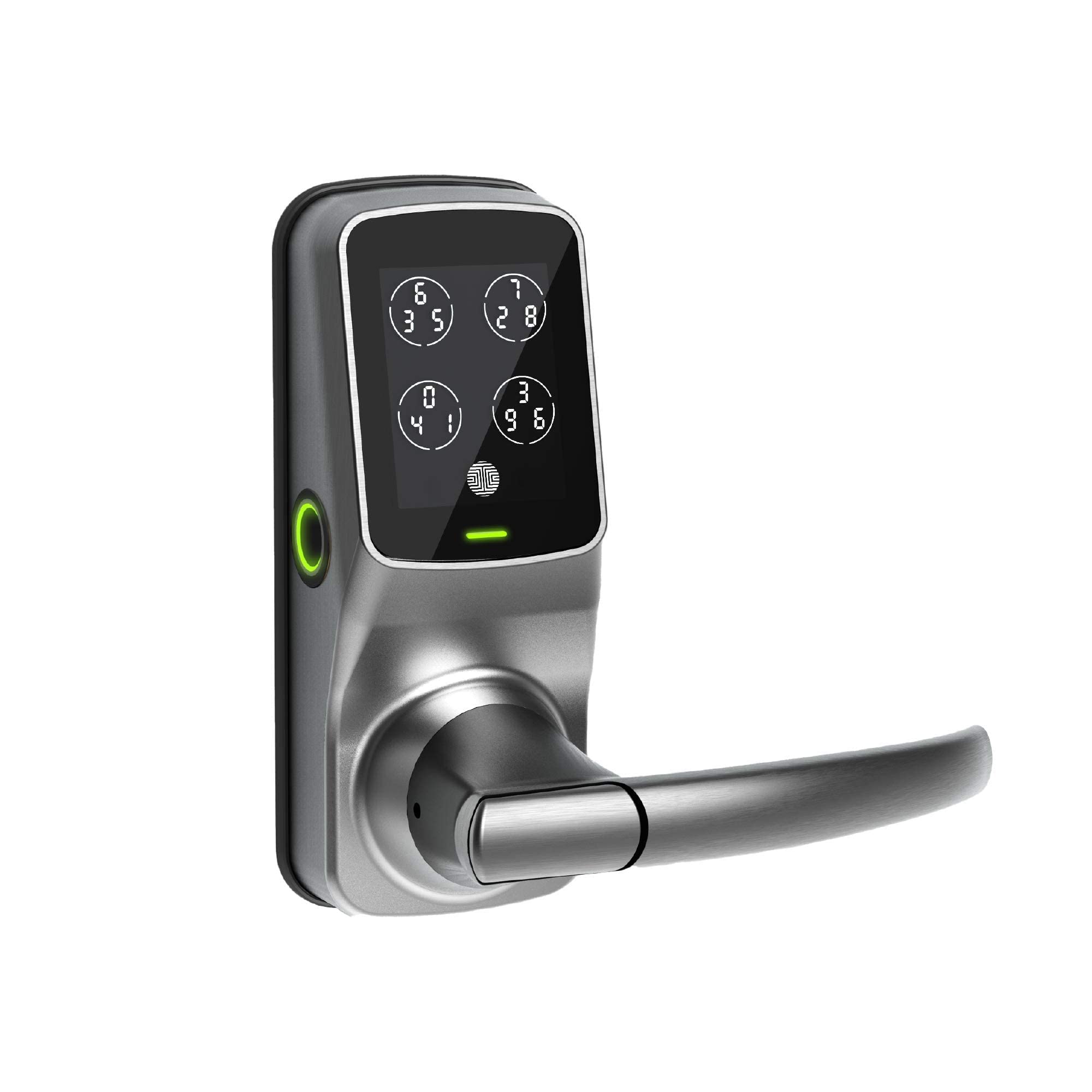 Lockly Secure Plus Smart Door Lock - Bluetooth Enabled Keyless Entry with PIN Genie® Keypad & 3D Biometric Fingerprint Sensor - Auto Lock Feature for Enhanced Home Security (Ideal for Apartments, Vacation Homes & Smart Home Integration)