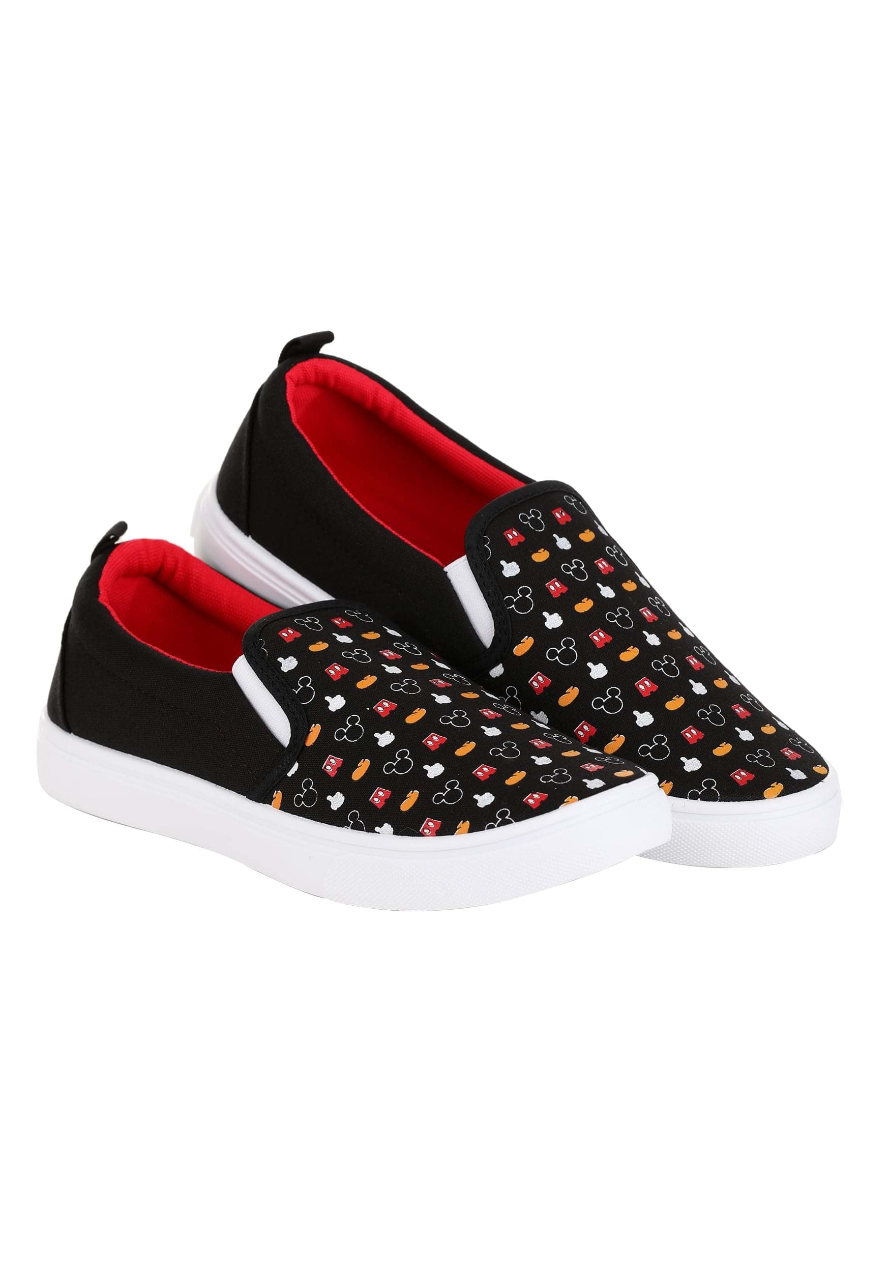 Mickey Mouse Canvas Shoes for Men - Casual & Comfortable Sneakers for Disney Fans, Walking, and Everyday Wear
