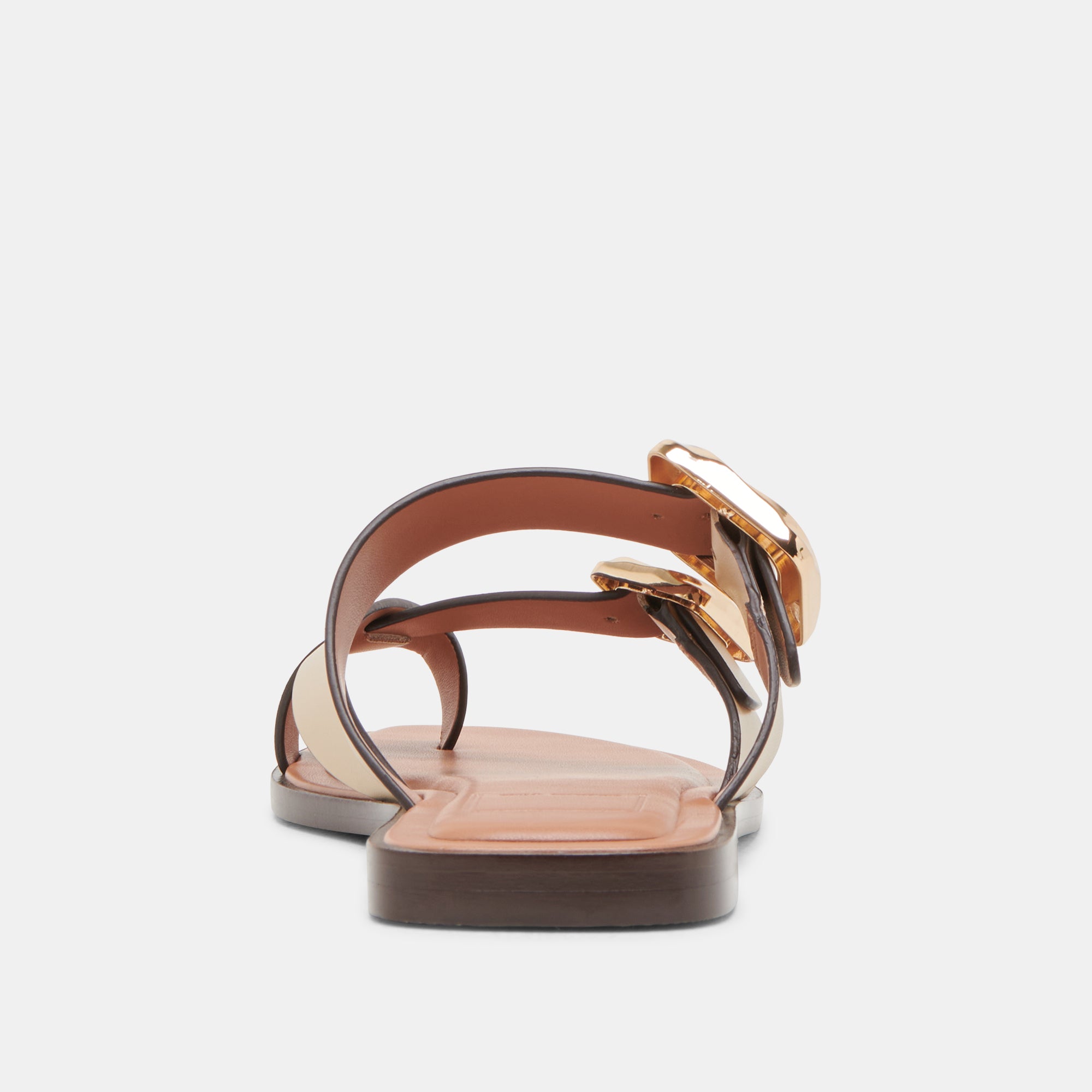 Shore Sandals for Women - Ivory Leather Beach Sandals with Comfortable Arch Support | Perfect for Summer, Vacation, and Casual Outings
